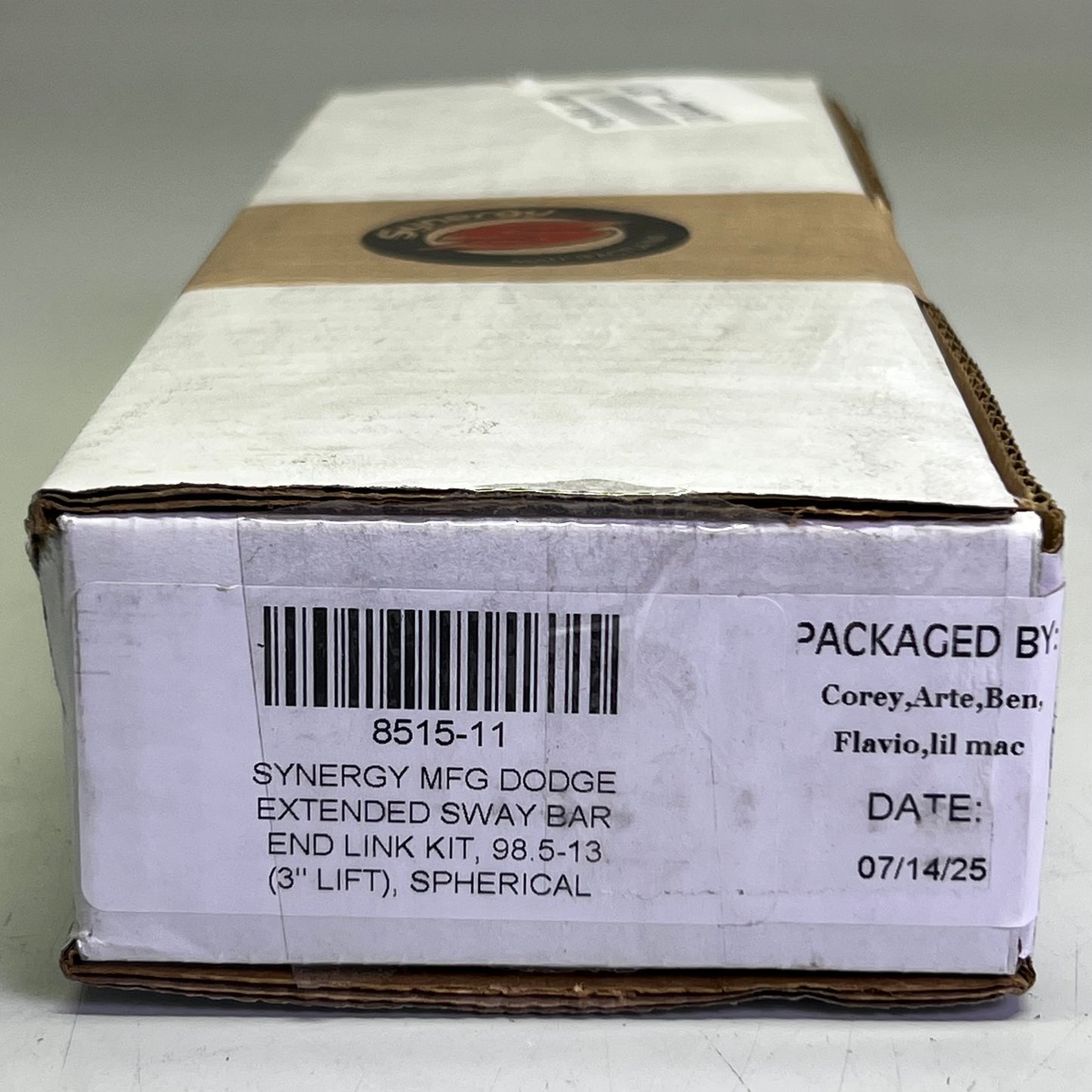 SYNERGY MFG Dodge Extended Sway Bar End Link Kit 3" Lift Grey 8515-11