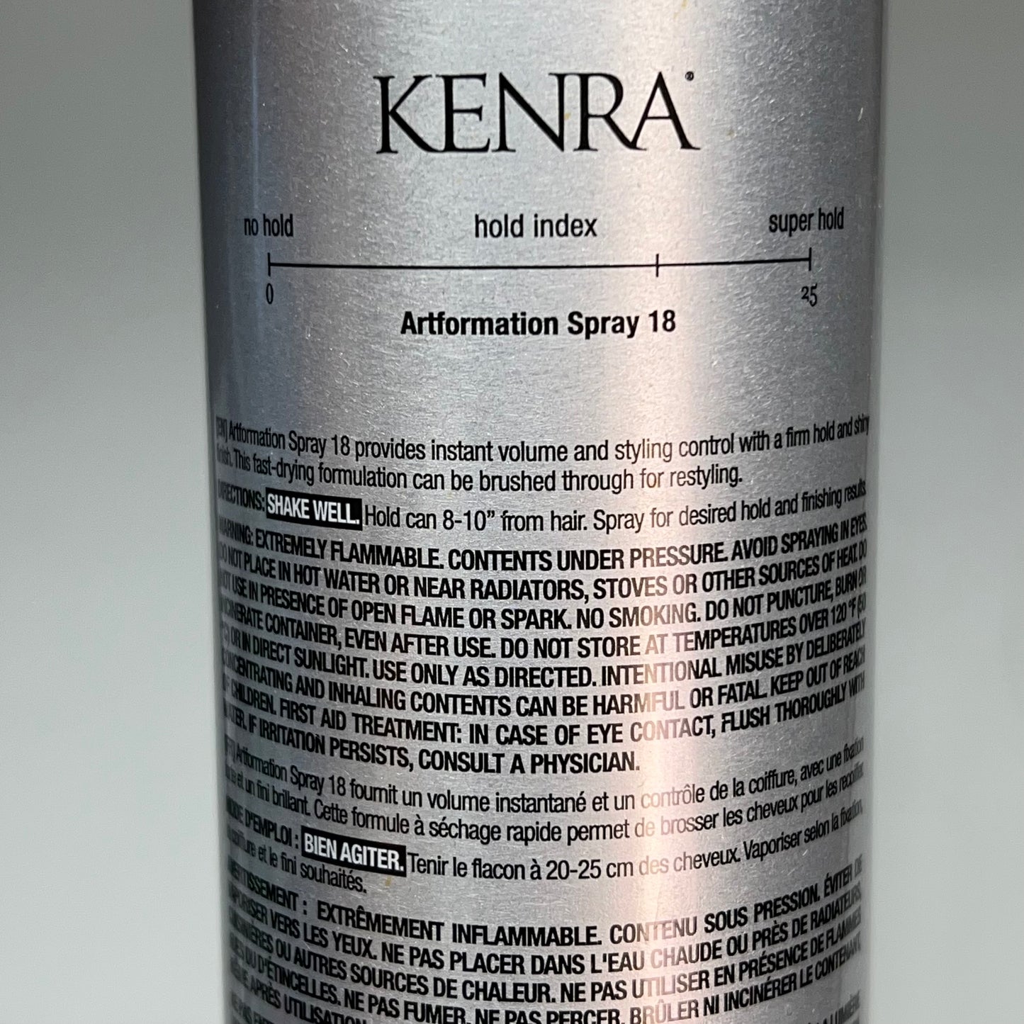KENRA (3 PACK) Artformation Spray 18 Firm Hold Hairspray 10.0 oz Shine 2201479