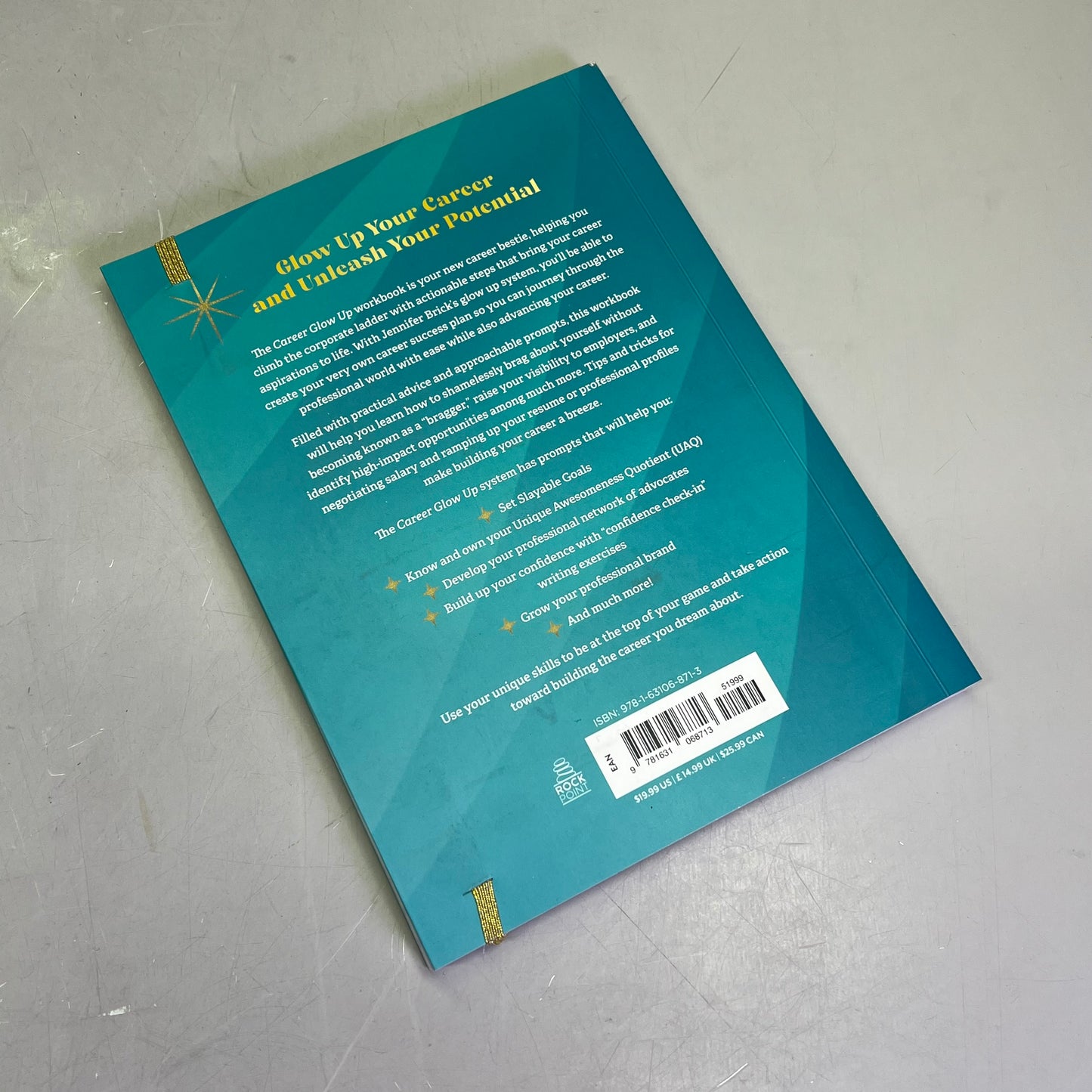 CAREER GLOW UP  How To Own Your Ambition Self-Help Journal By Jennifer Brick