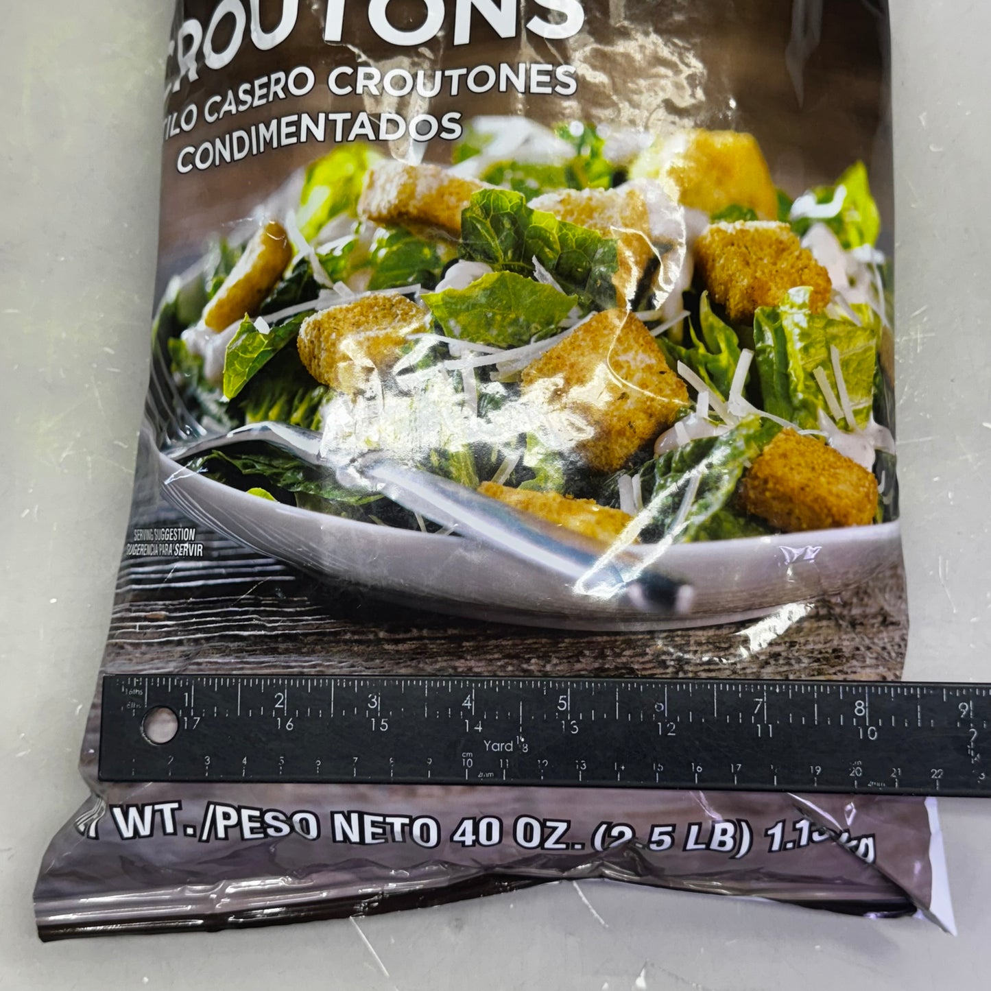 KATY'S (2 PACK) Homestyle Seasoned Croutons 40 oz Black BB 04/26