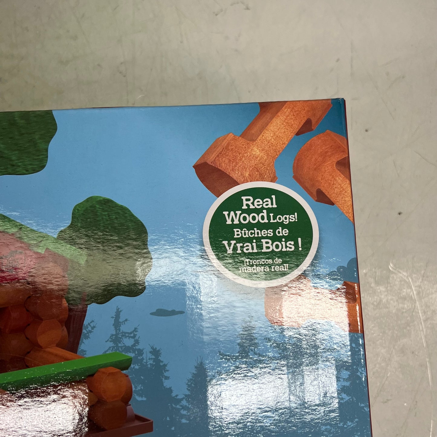 HASBRO The Original Lincoln Logs Building Toy 77 Piece  Brown 00778 (As-is)