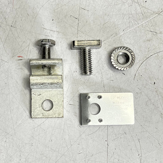 PLP (2 PACK) Rail Grounding Lug W/ Stainless Steel Hardware WEEBL-8.0-KIT-SS