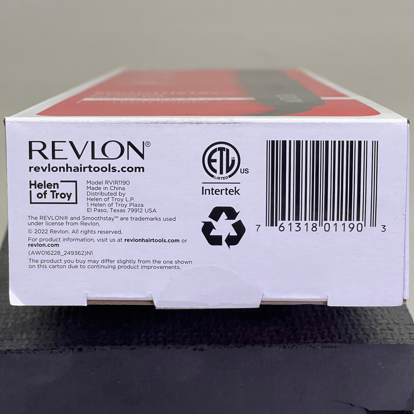 REVLON Coconut Smoothstay Oil-Infused Curling Iron Shiny, Smooth Curls 1" Black RVIR1190