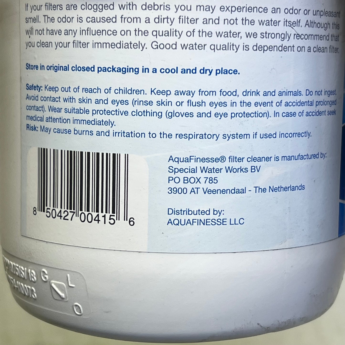 AQUA FINESSE Hot Tub & Spa Filter Cleaner Fizz Tablets 10 Tabs White AQF956316