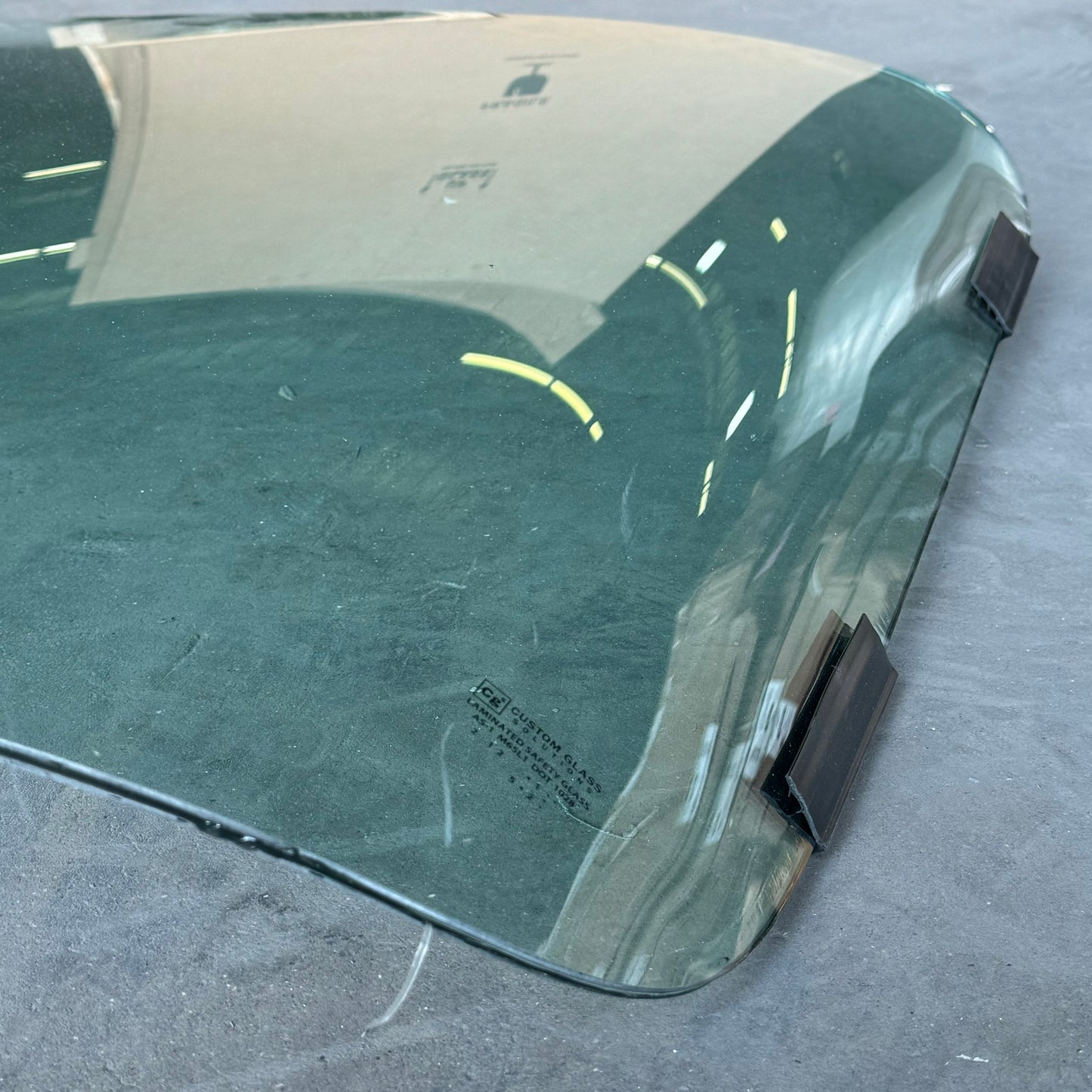 CUSTOM GLASS Laminated Safety Glass Model: AS-1 M65L1 DOT-1028