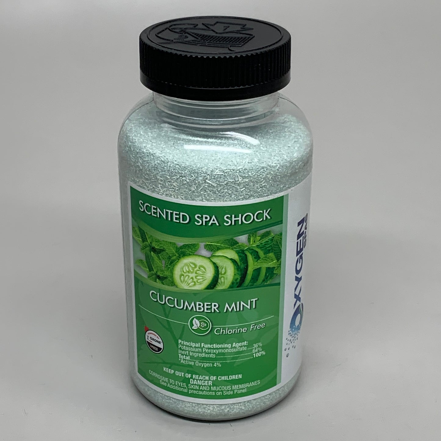 OXYGEN SPAS (3 PACK) Scented Spa Shock Chlorine Free Cucumber Mint 1.875 lbs