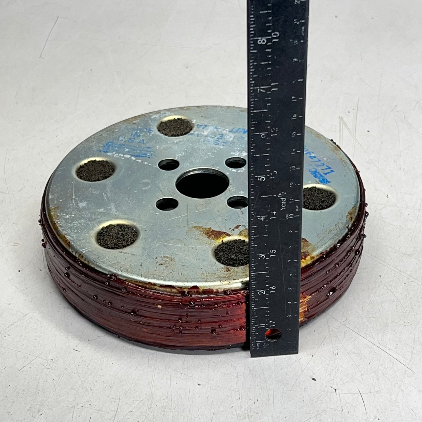NORTON Grinding Wheel Wind Tape Type 2 8"x2" - 2" Rim 4500 RPM 66253021563
