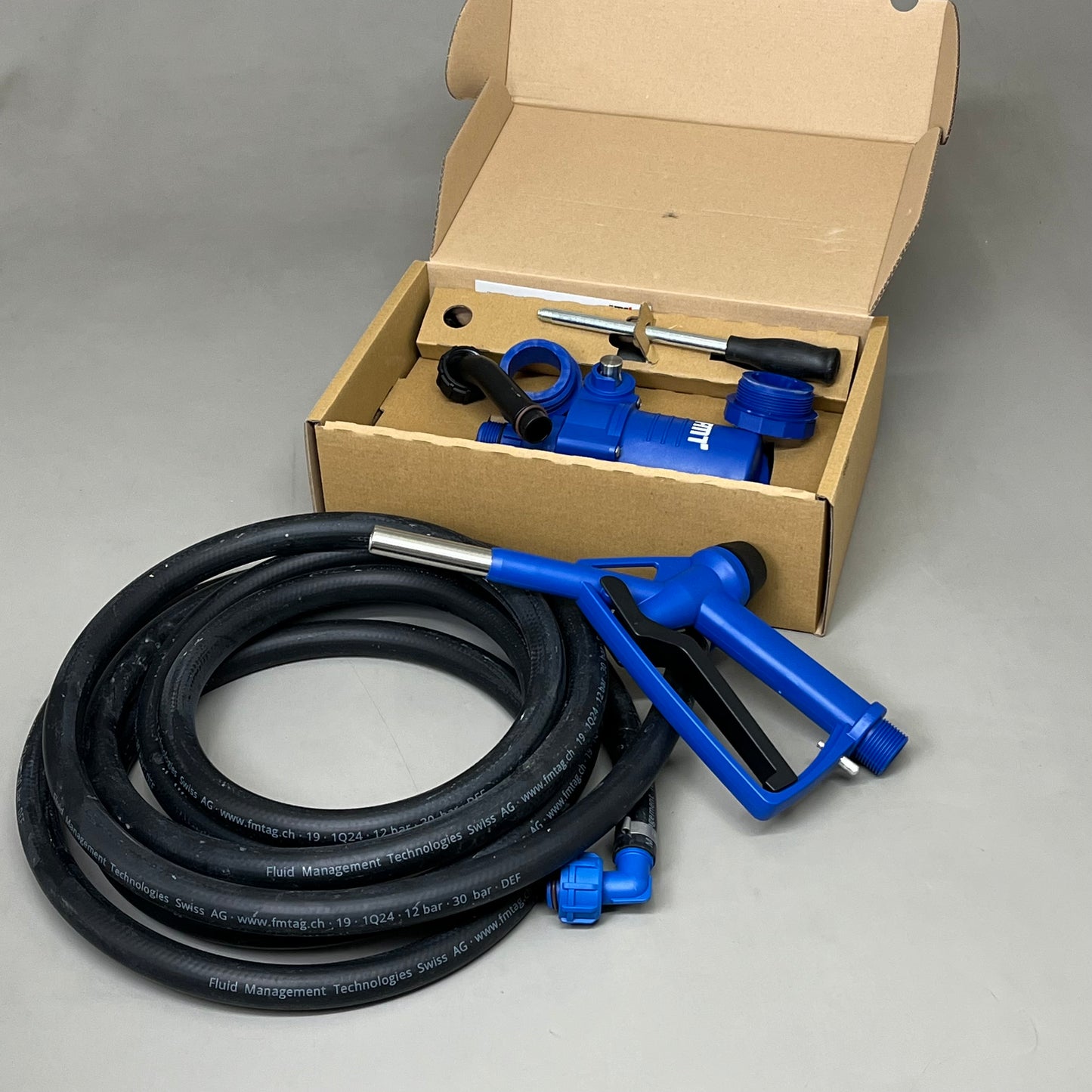 BLUE DEF Hand Operated Drum Pump HDPE Housing Piston Action Type DEFDPHP