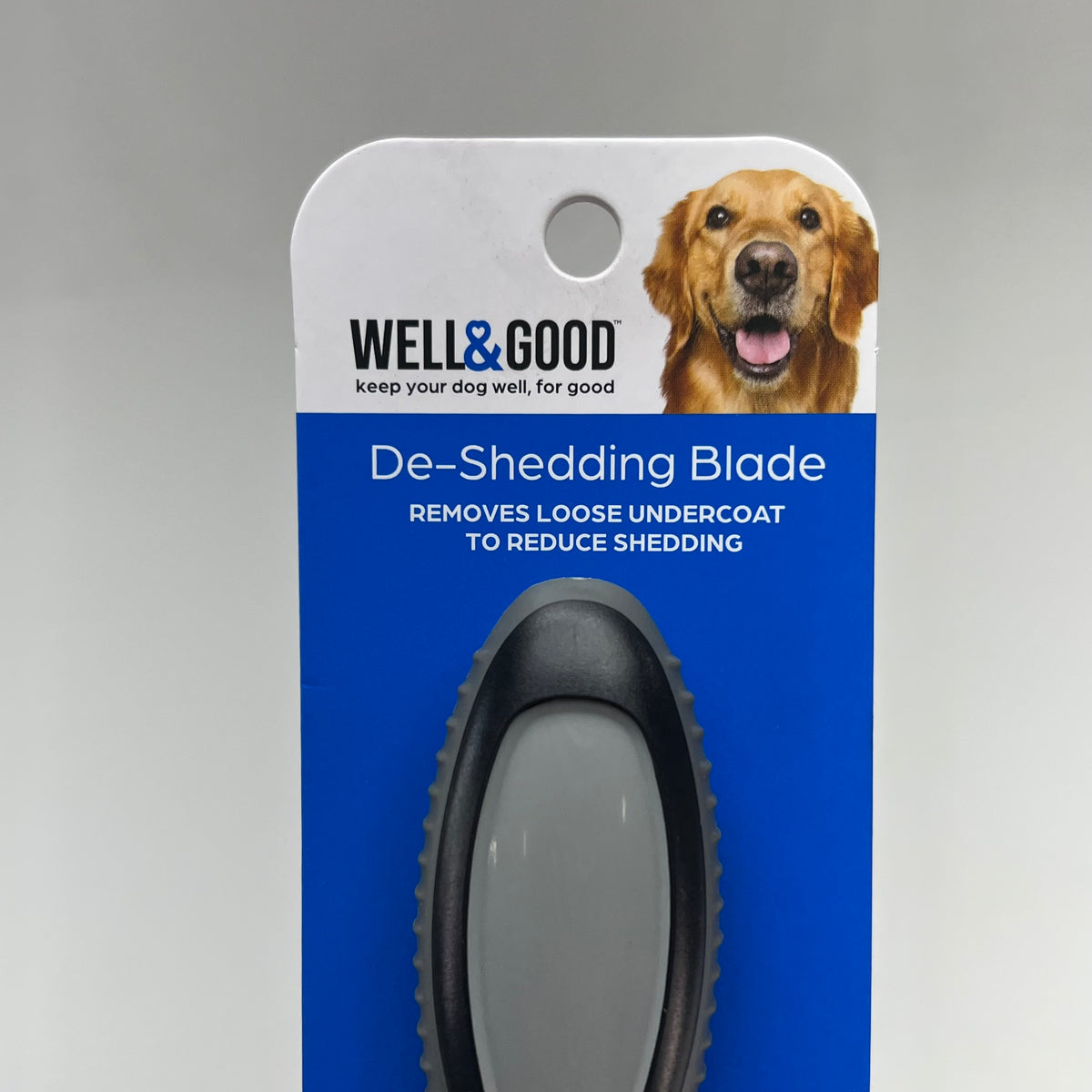 WELL & GOOD (2 PACK) De-shedding Blade Removes Loose Undercoat 11" 3495758