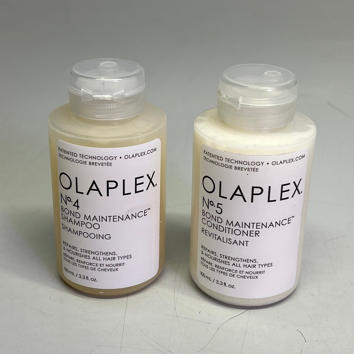 OLAPLEX (4 PIECE SET) Hair Repair & Strengthening Kit Intensive Bond Travel Sz