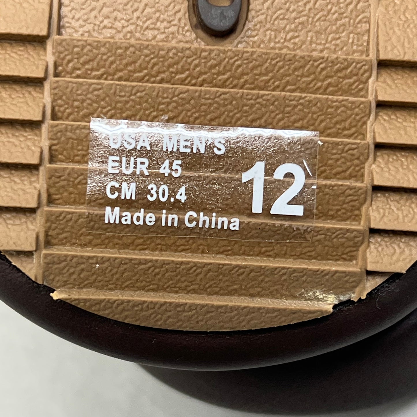 COBIAN Compass Synthetic Leather Strap Sandals Men's Sz 12, EU 45 Chocolate COM25-201-12