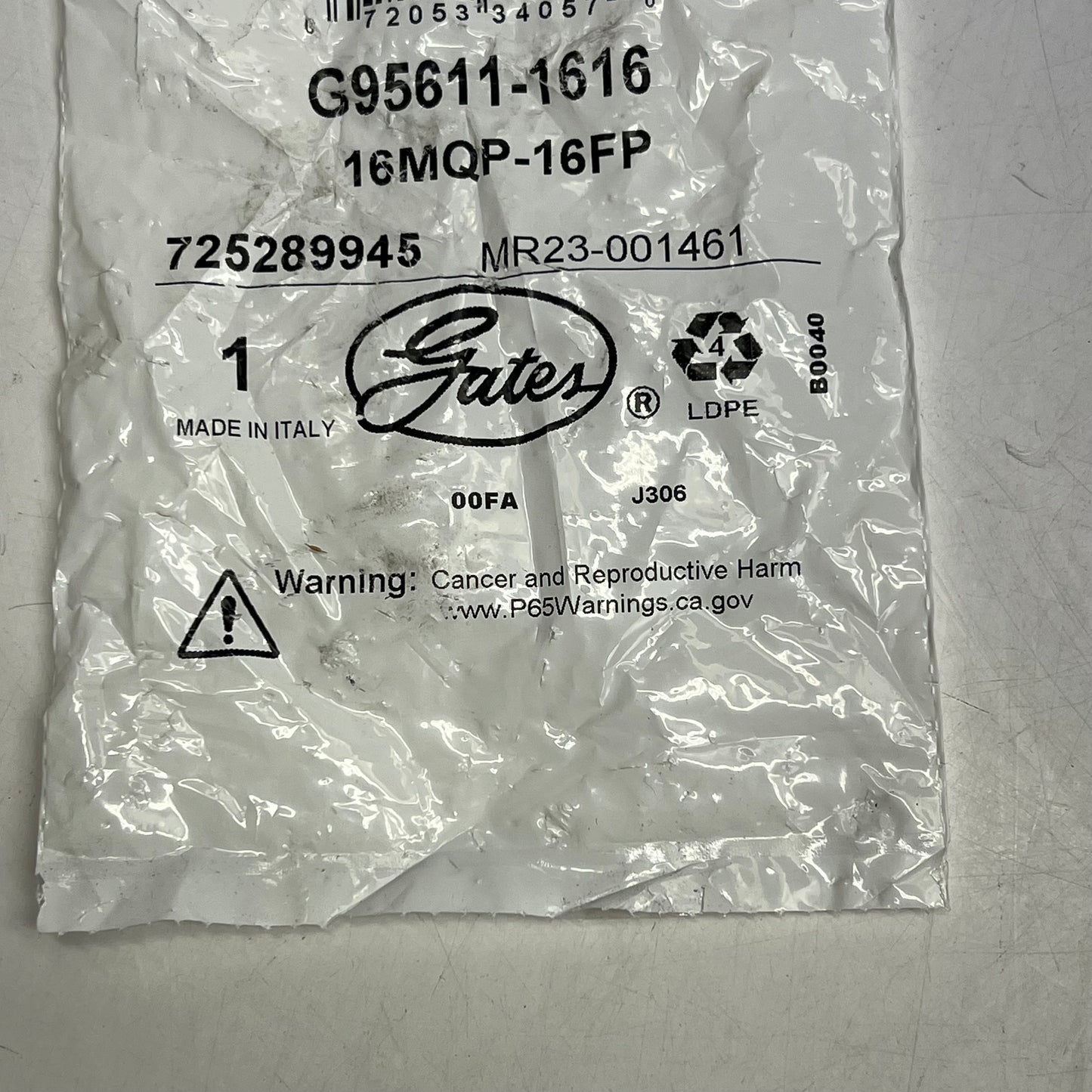 GATES Male Poppet Valve to Female Pipe G956 Series 1"-11 1/2 G95611-1616