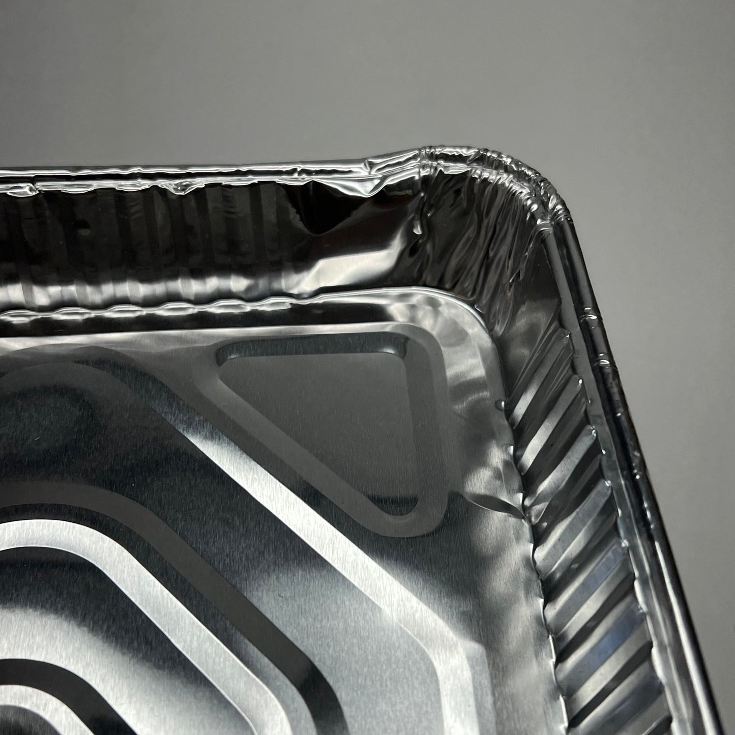 ZA@ D & W (100 PACK) Heavy Duty Aluminum Sheet Pan 1.3" Deep Silver 19251