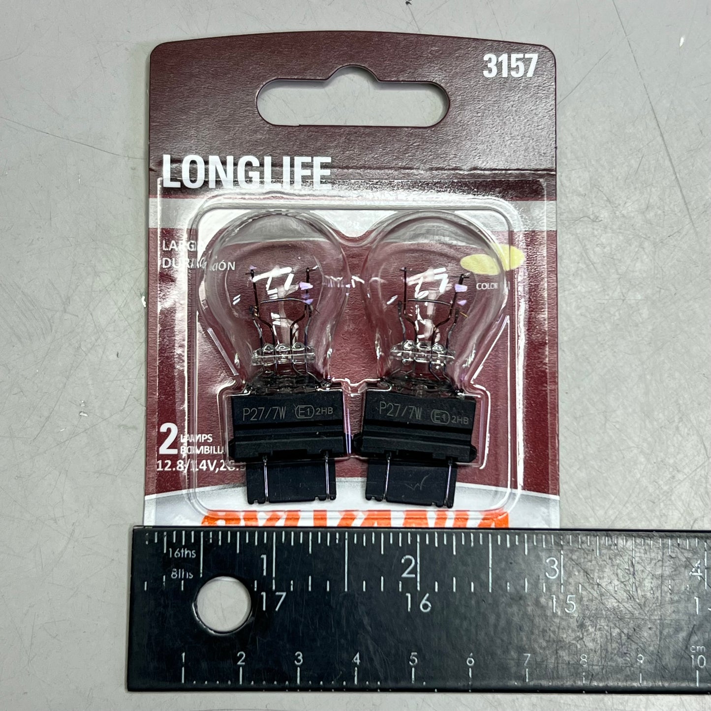 SYLVANIA (6 Bulb) Long Life Mini Bulb Clear 3157