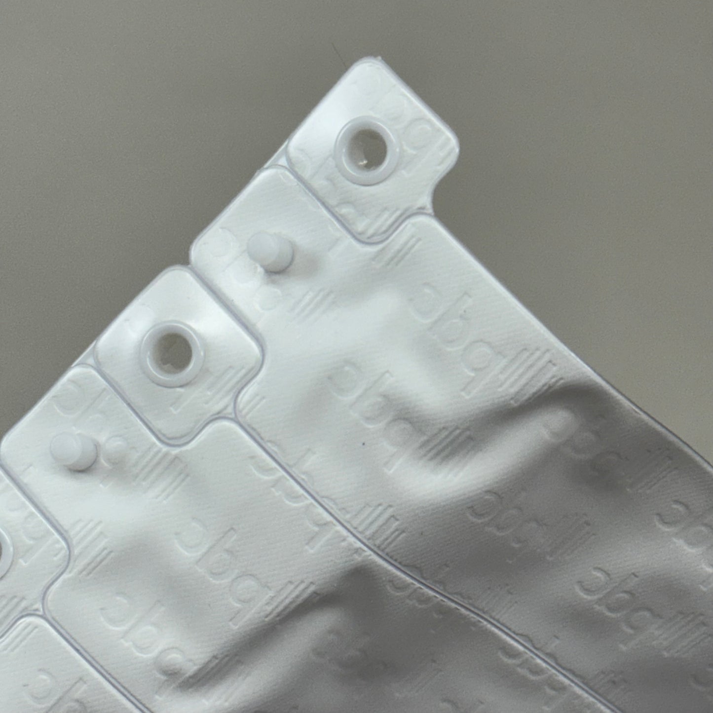 PDC (250 PC) Secureline Bar Code I.D. Insert Wrist Band Bracelets White 940-11-PDJ