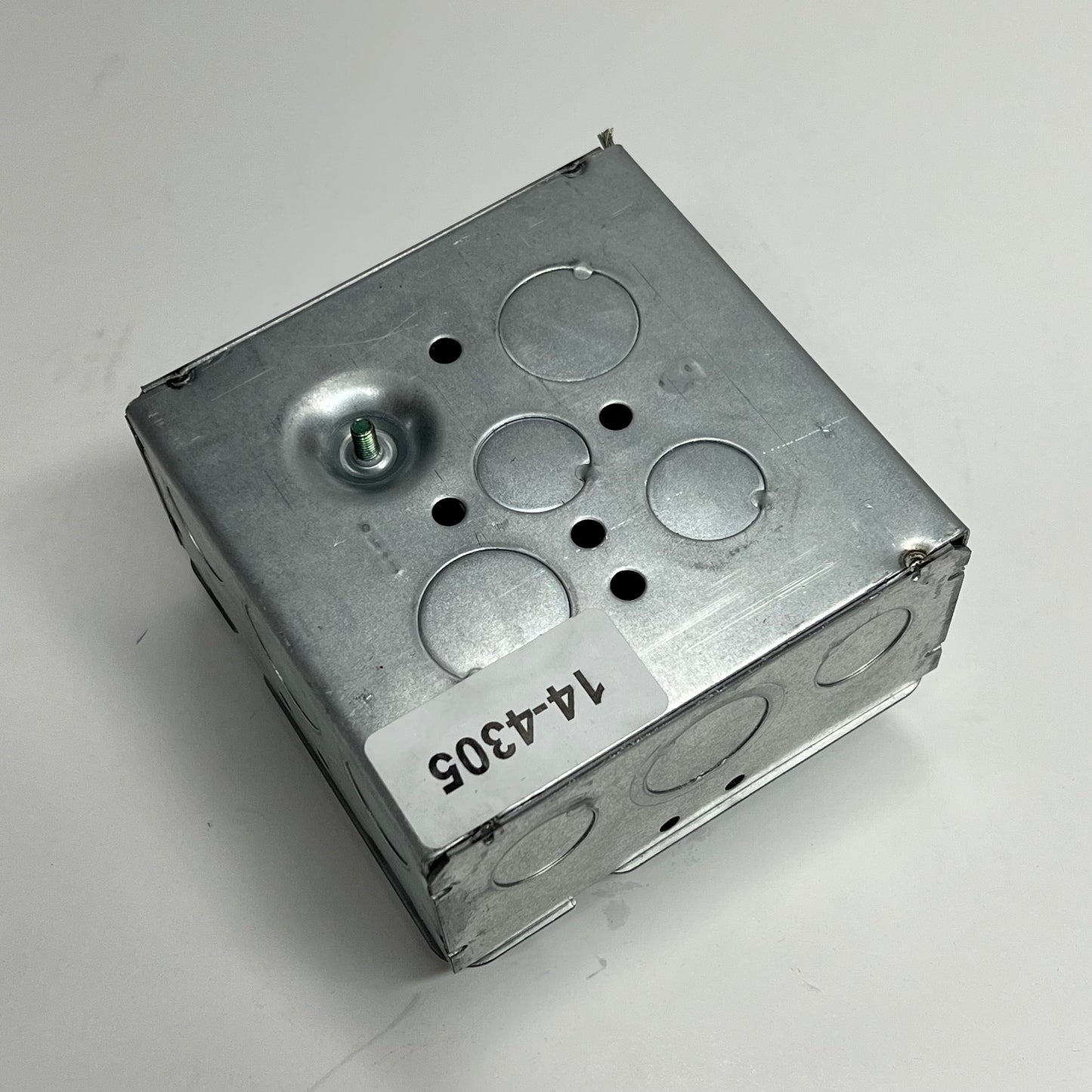 INFRATECH Duplex Stack Switch Dual Wall Plate & Gang Box 4.88x4.94x1.56" 144305