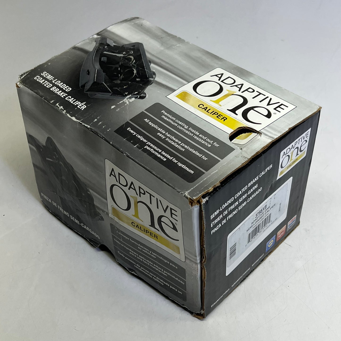 ADAPTIVE ONE Napa One Brake Caliper Single Piston Floating Remanufactured 3788XB