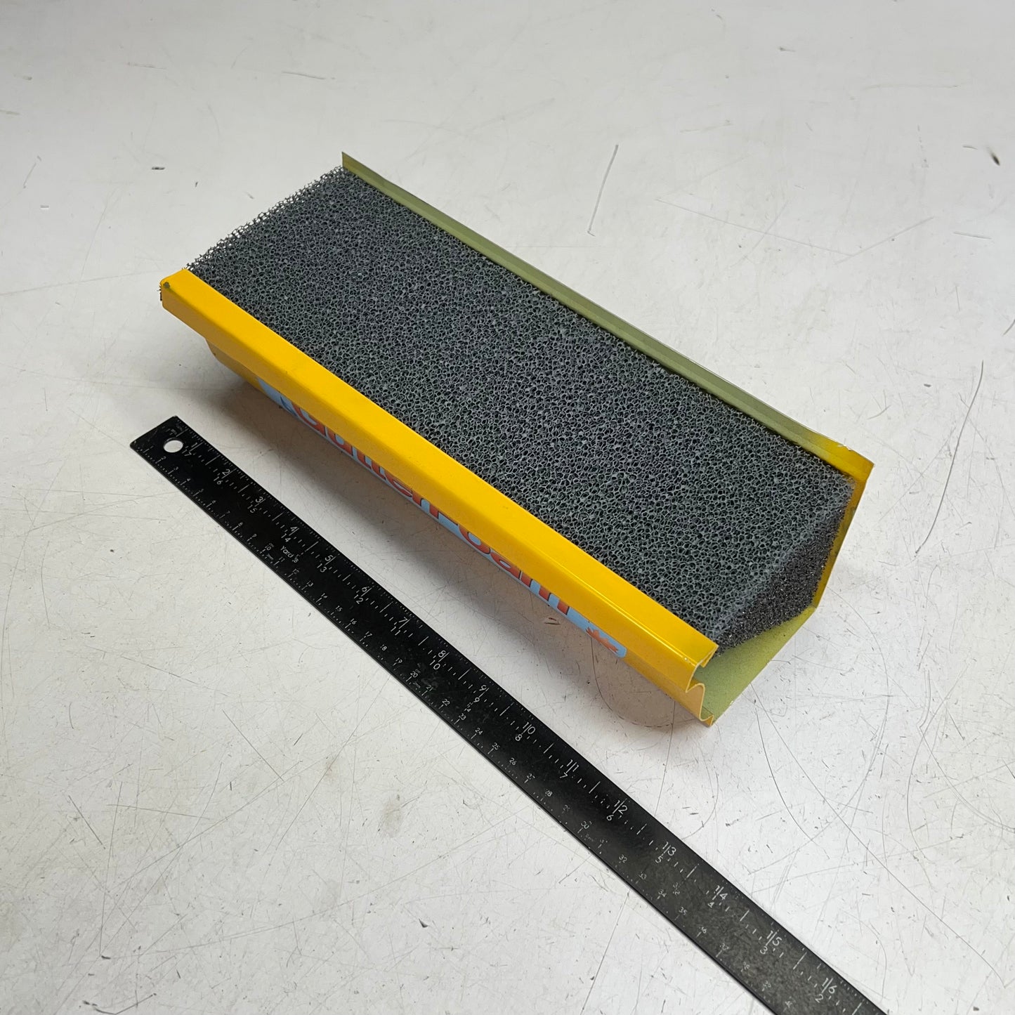 ZA@ GUTTER FOAM (3 PACK) K-style Foam Gutter Filter  5"x11.5" Grey