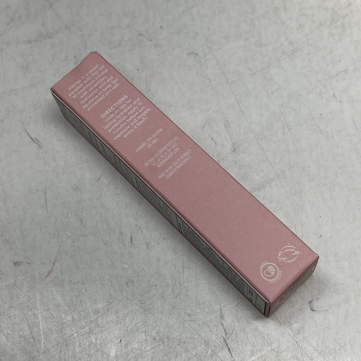 KOPARI  Lip Love Moisture Balm Spf30 Moisture & Smoothing 0.52oz Strawberry Pink