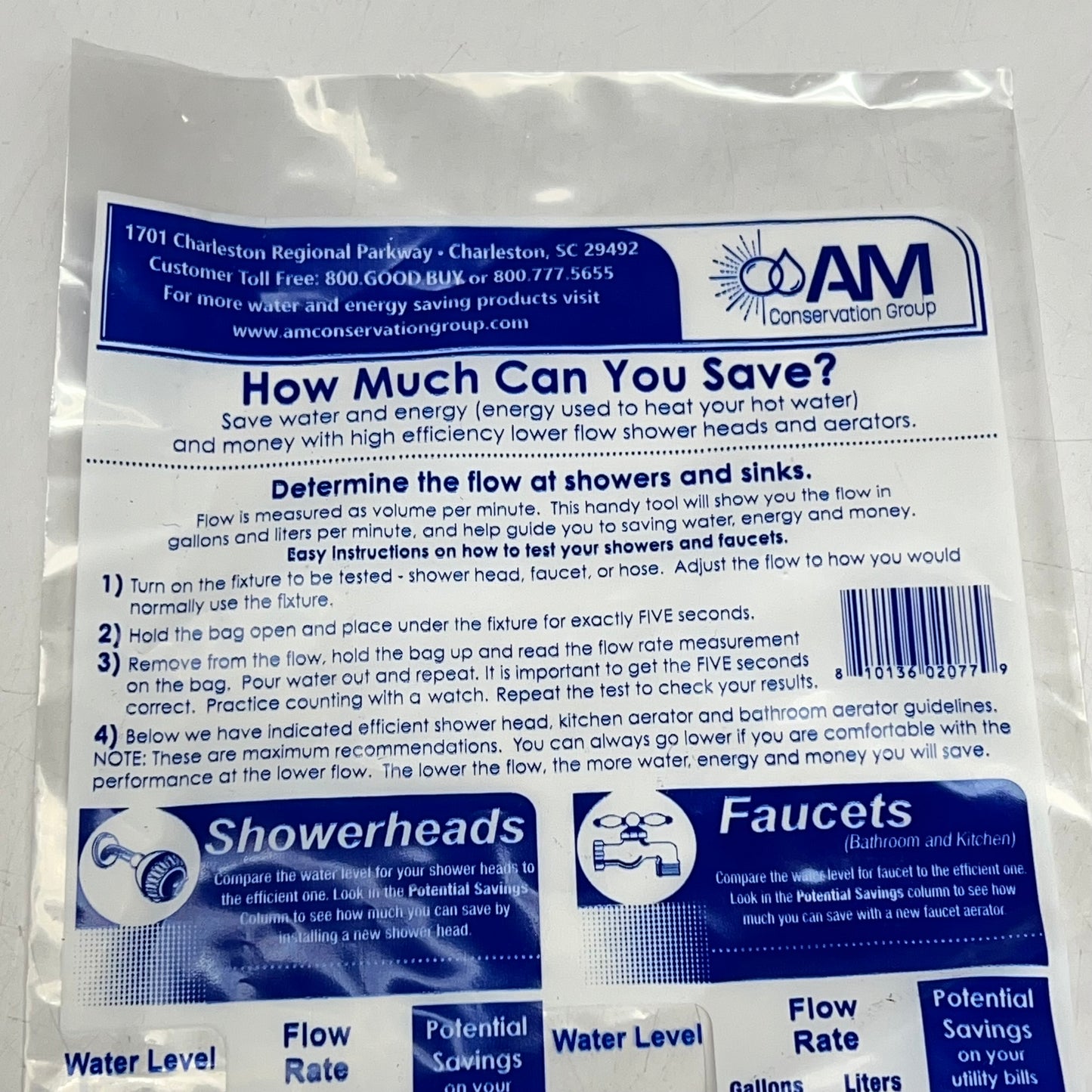 AM CONSERVATION (15 PIECE) Energy Efficient Conserve Water Kit Polished Chrome