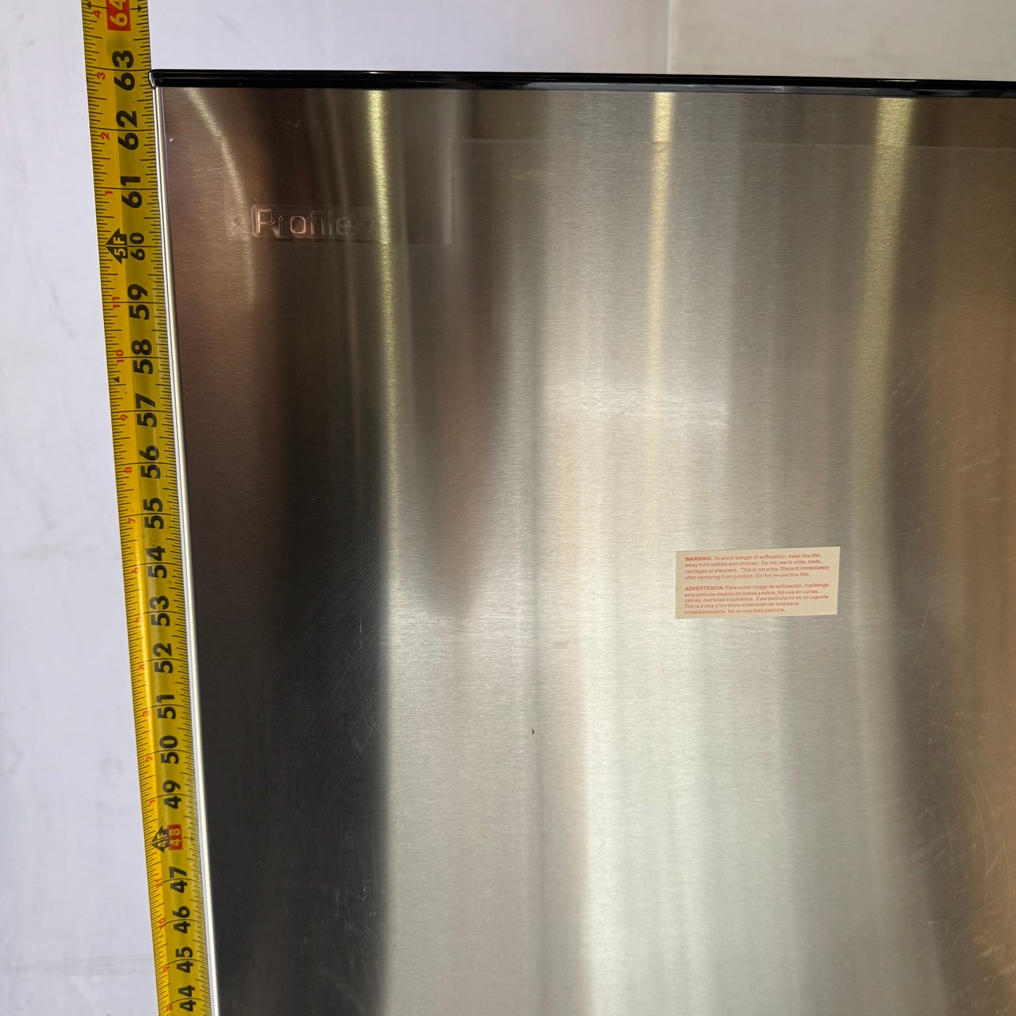PROFILE RV Refrigerator w/ Freezer Sz 23.6" x 26.6" x 60.4" - PBV10RSTBSS