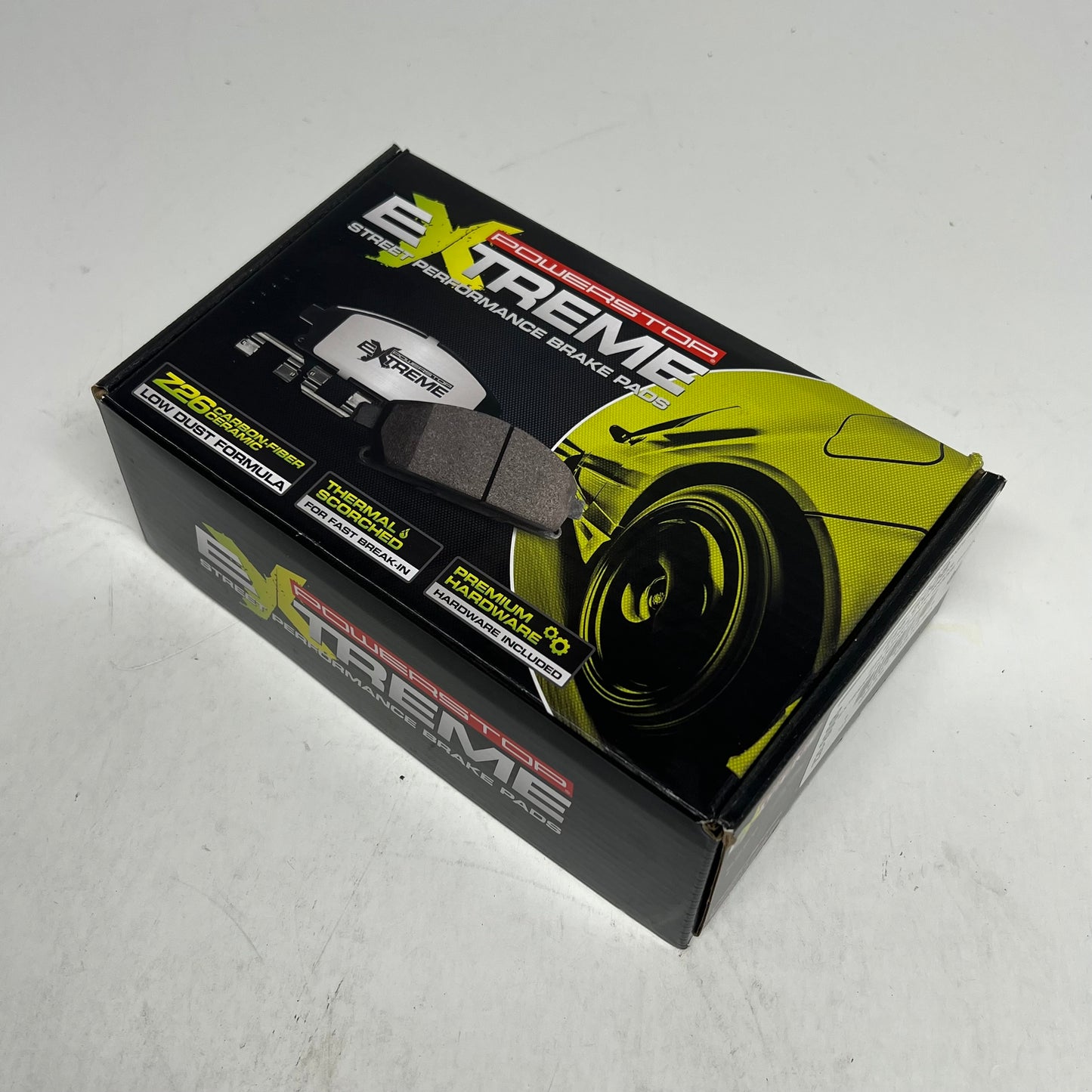 POWER STOP Street Performance Carbon Fiber Ceramic Brake Pads Z26-8008