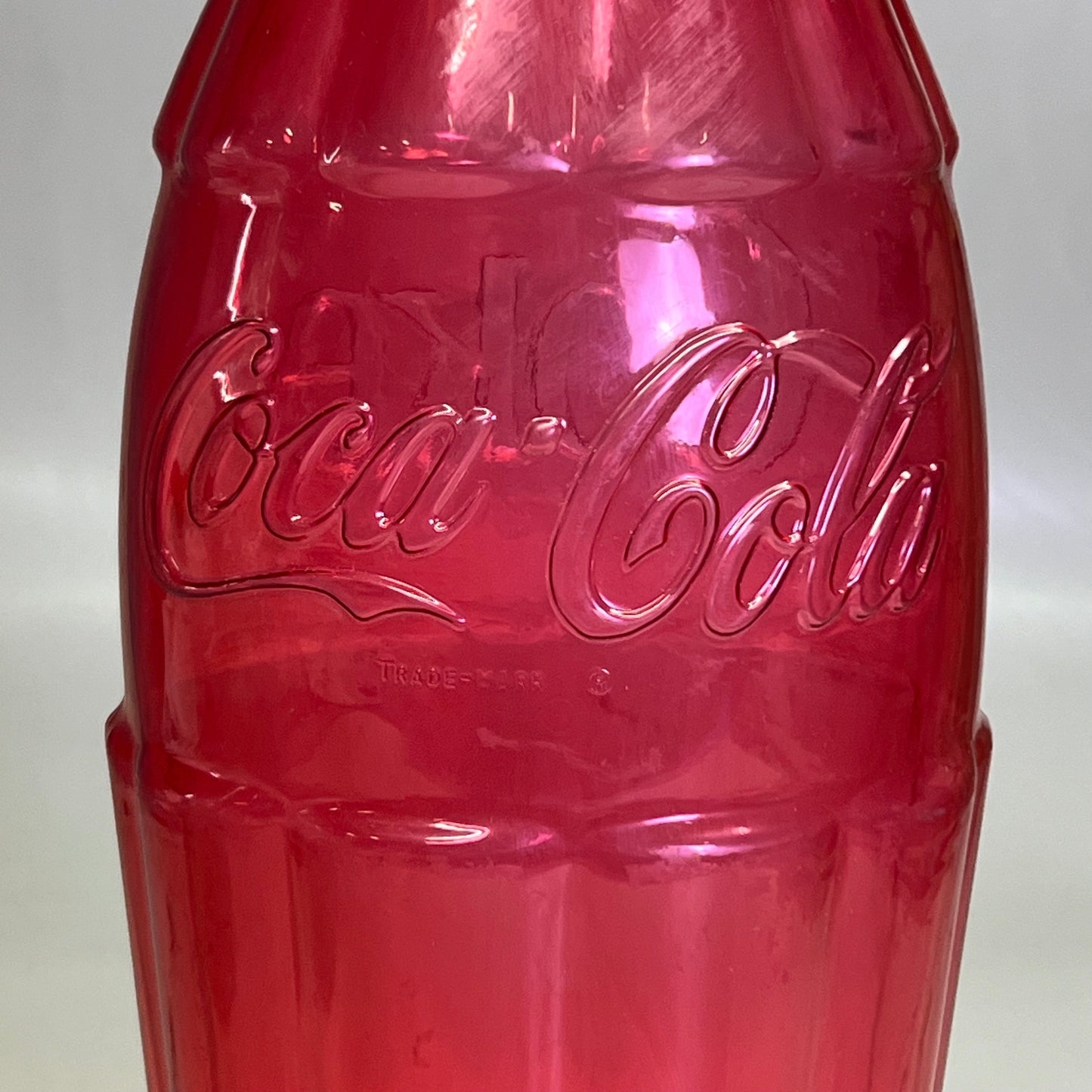 ZA@ COCA-COLA (2 PACK) Plastic Coke Bottle Bank 22"H Green & Red (AS-IS) B