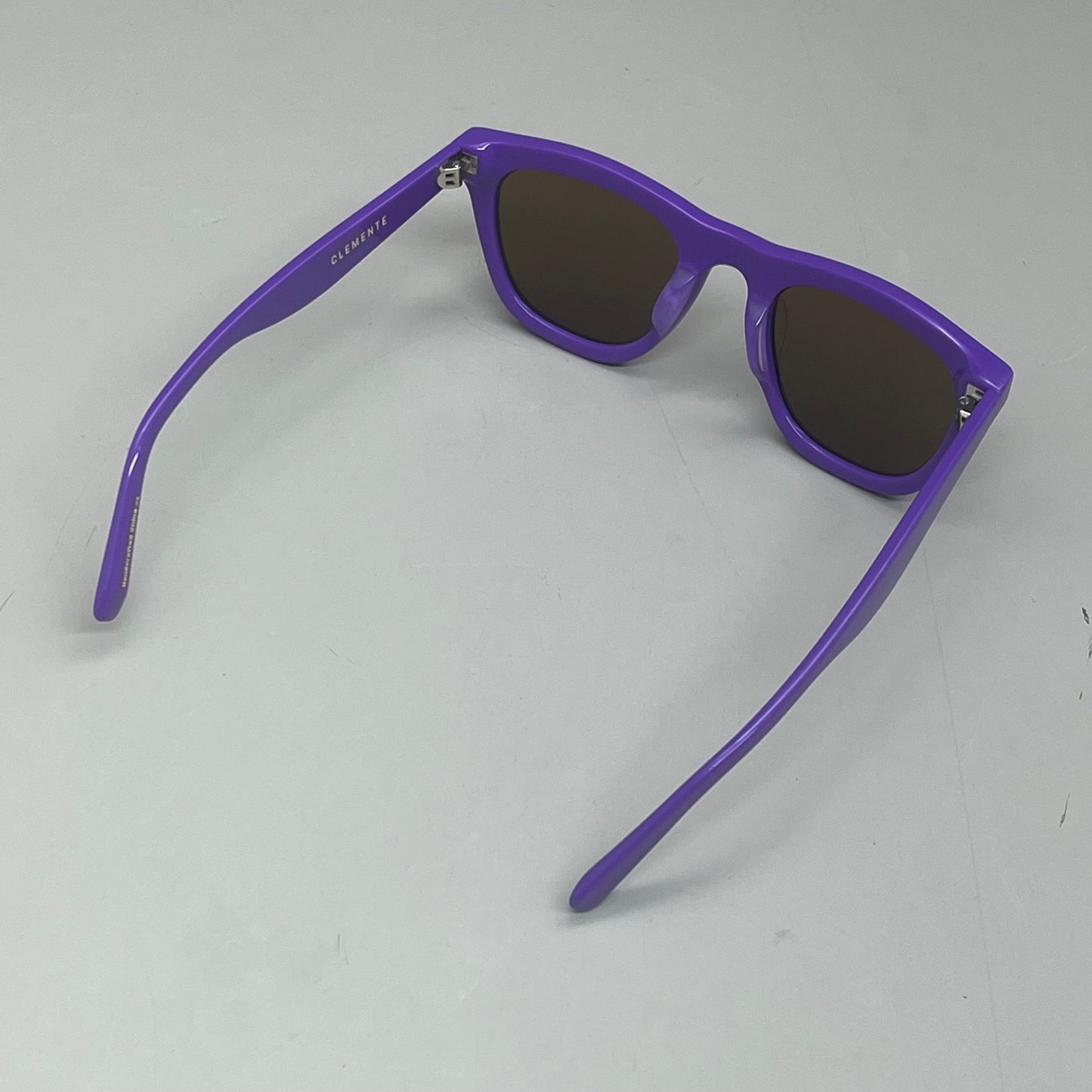 FRIDA MAE CHEEK Clemente Square Polarized Lens Sunglasses Purple SUN-SQUARE-PUR