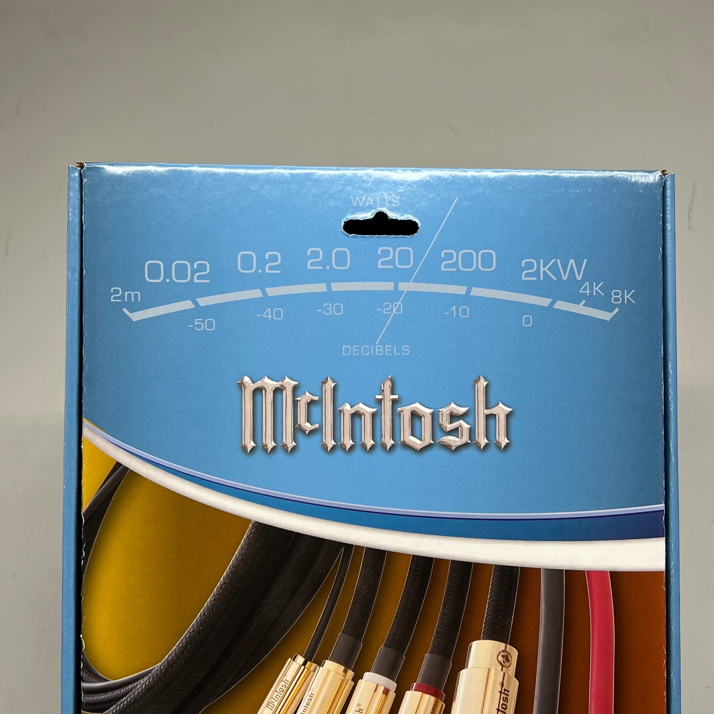 MCINTOSH Speaker Cables Fine Pure Copper In Fire Proof Insulators 2M CS2M