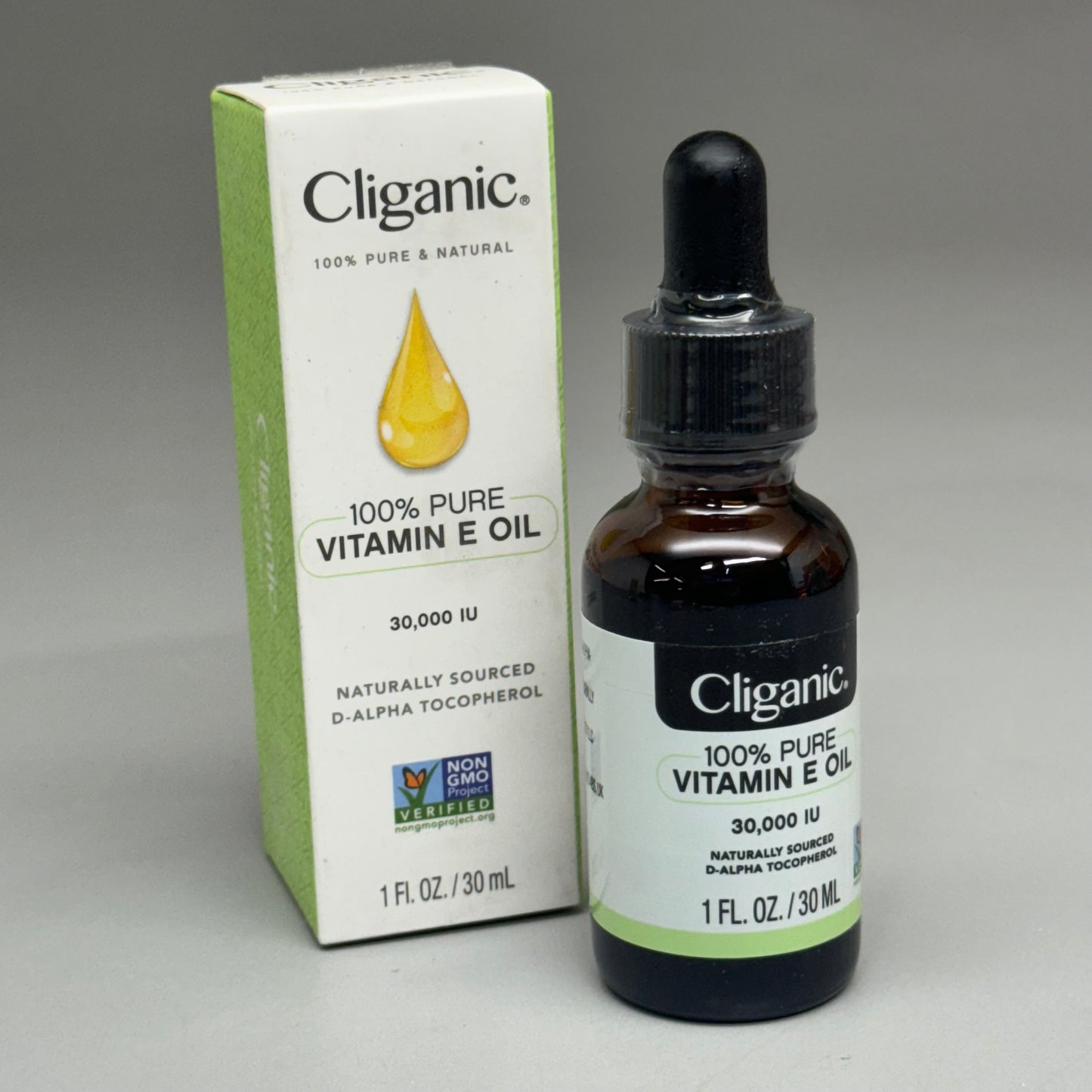 CLIGANIC (3 PACK) 100% Pure VITAMIN E OIL 30ml BB 05/2028