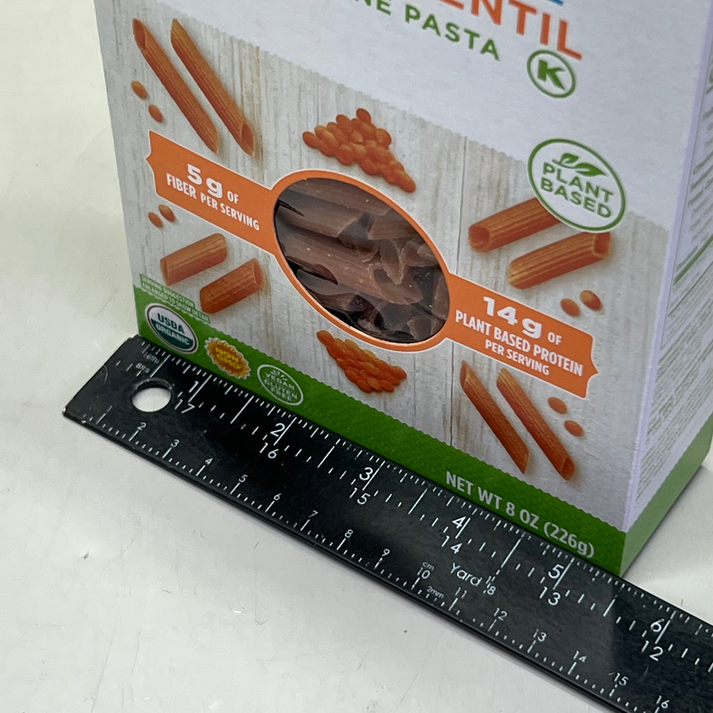 SIMPLE TRUTH ORGANIC (6 PACK) Red Lentil Penne Pasta 8 oz Red BB 03/26