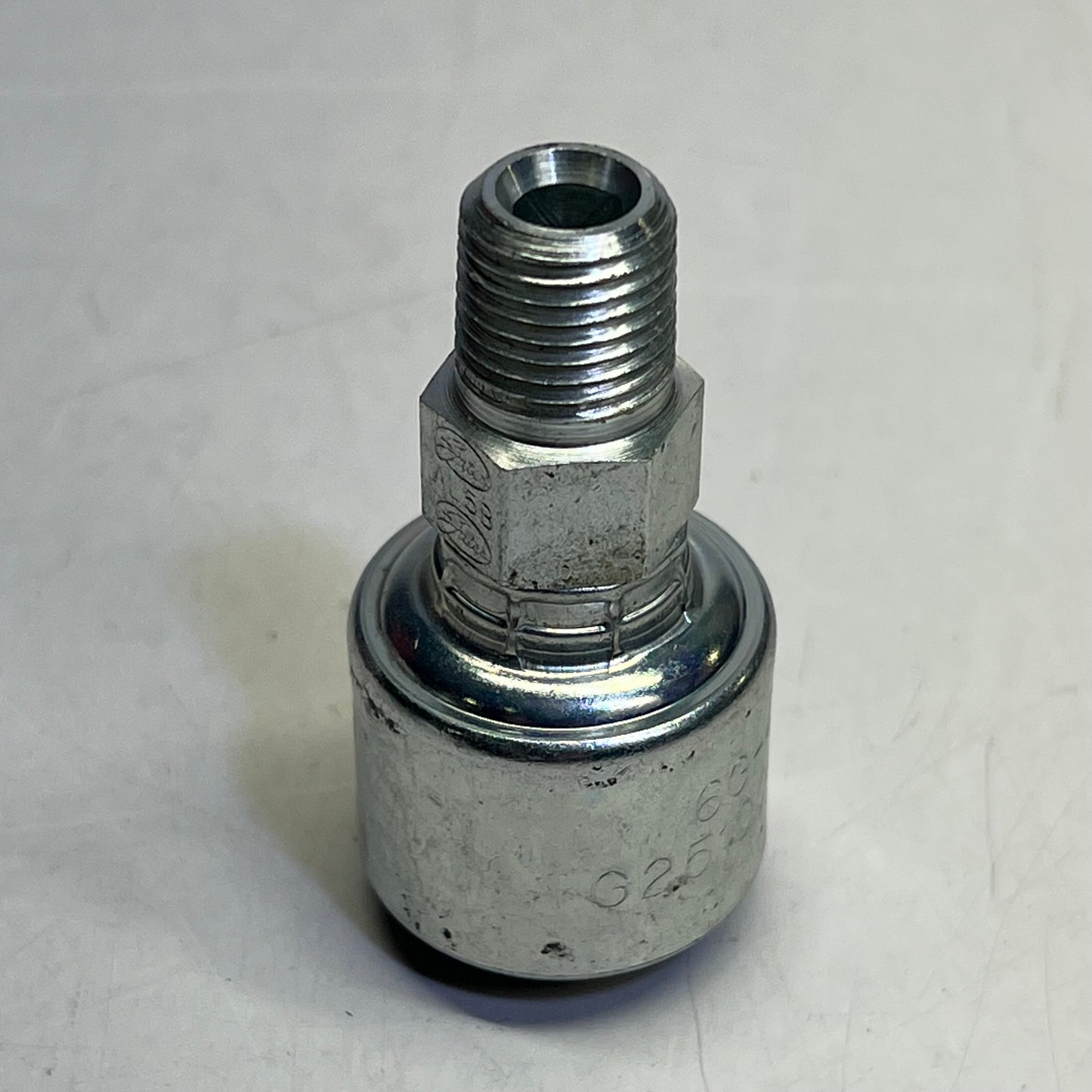 GATES (2 PACK) Male Pipe (nptf 30° Cone Seat) Coupling 3/8" x 2.32" G25100-0604