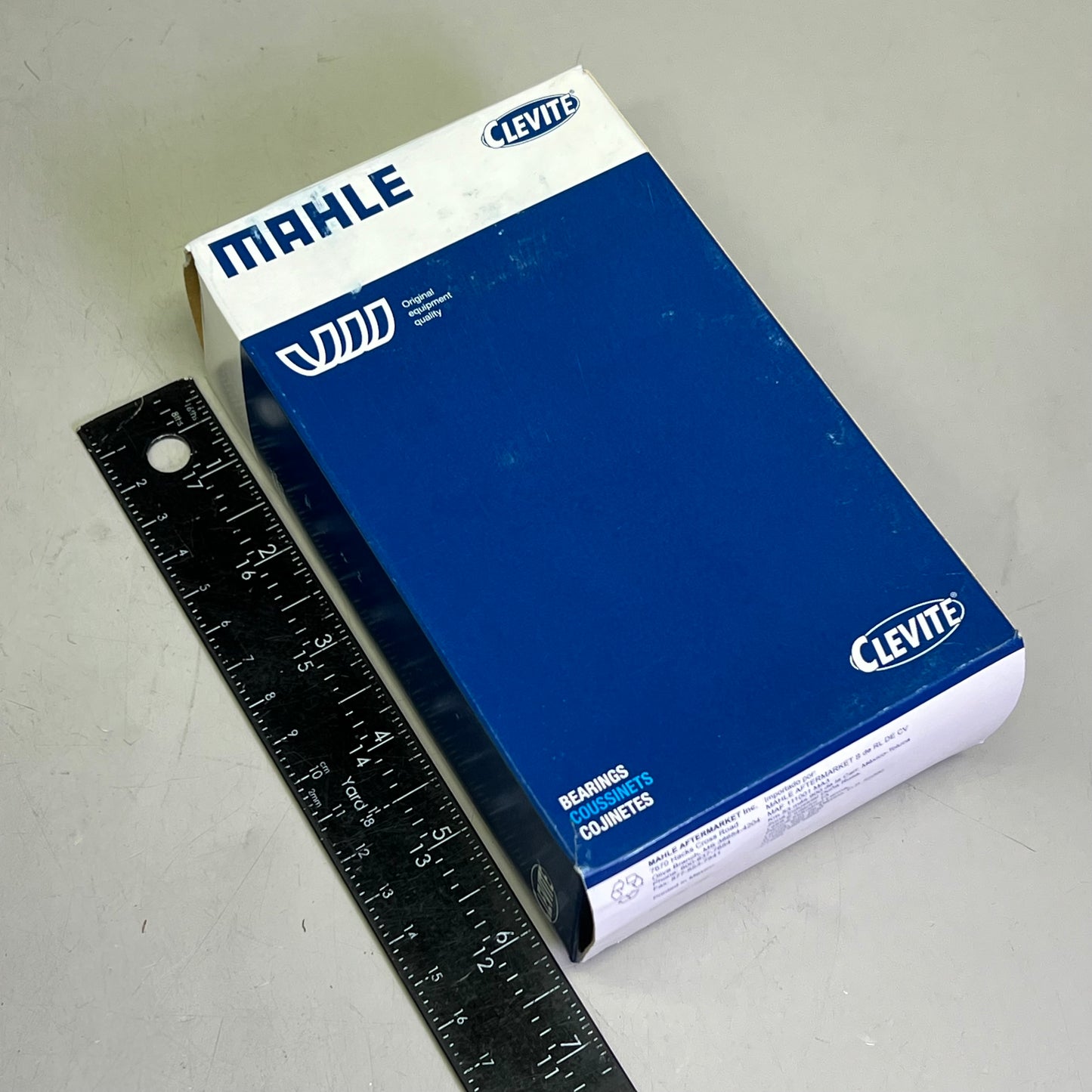 MAHLE Clevite Main Bearing Set For Chevy Vehicles 1968-2002 Grey MS-909A-10