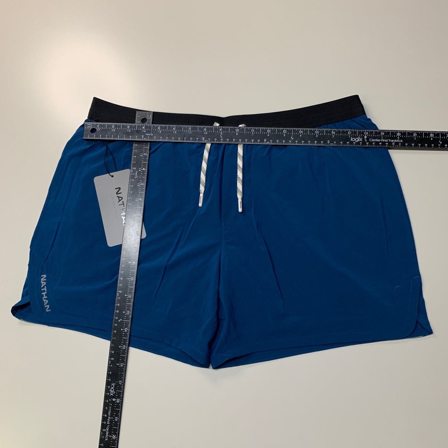 NATHAN Front Runner Shorts 5" Inseam Men's Sailor Blue Size XL NS70100-60062-XL