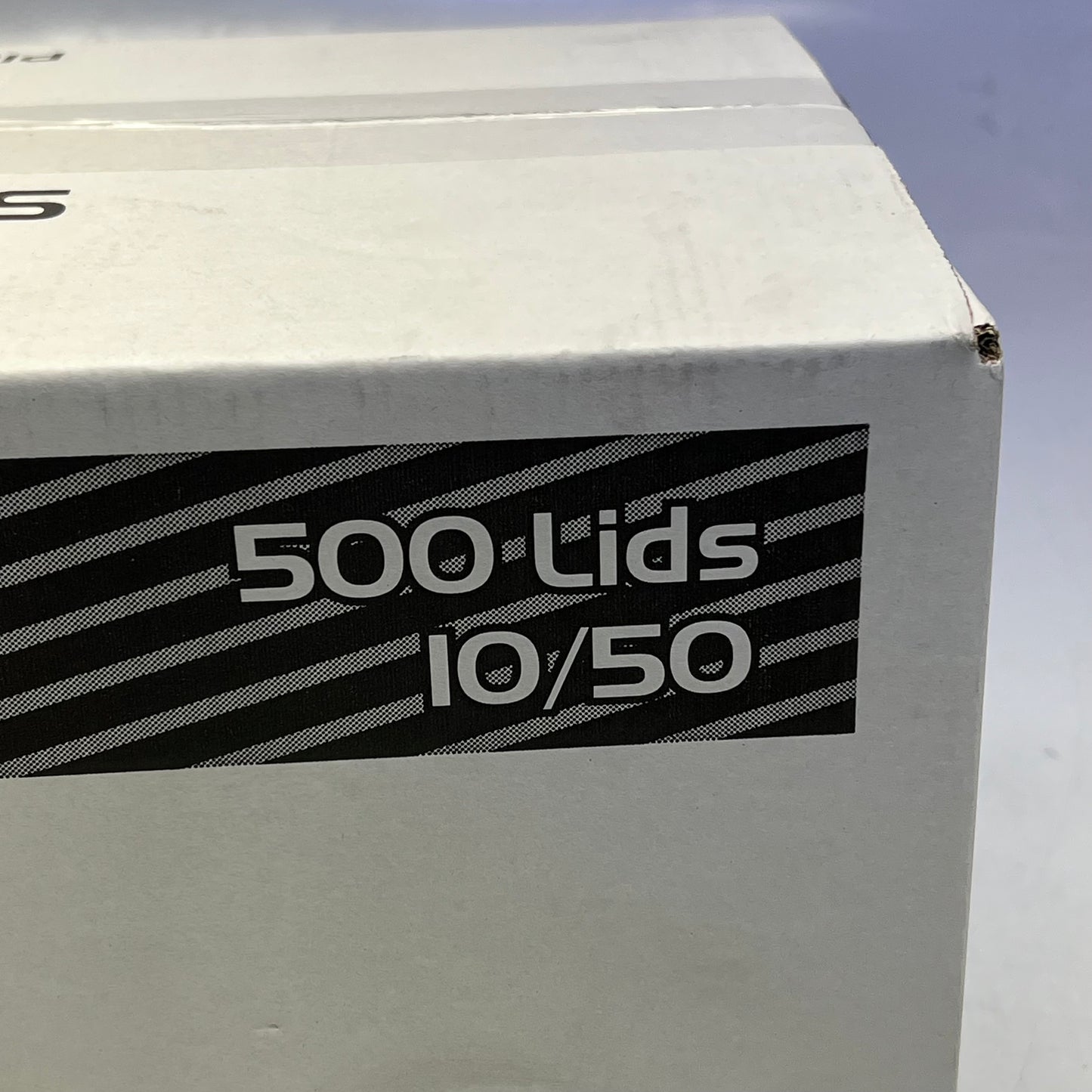 ZA@ YESSPAC (500 PACK) Flat Lids For Plastic Beverage Cups 107MM Clear PTFSL-3242-|PET G