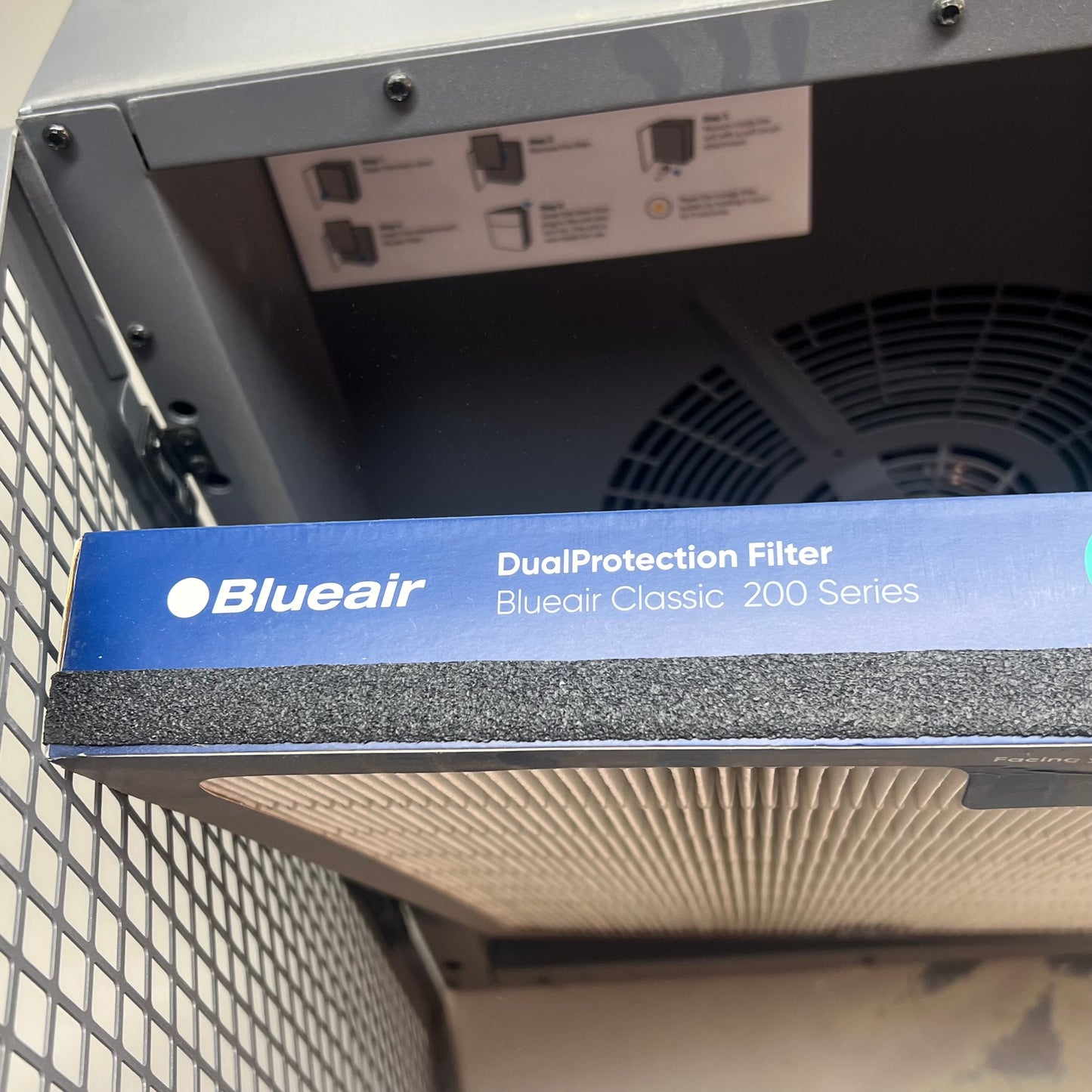 BLUE AIR Classic Air Purifier W/ Filter 280i For Small/Medium Rooms (Damaged)