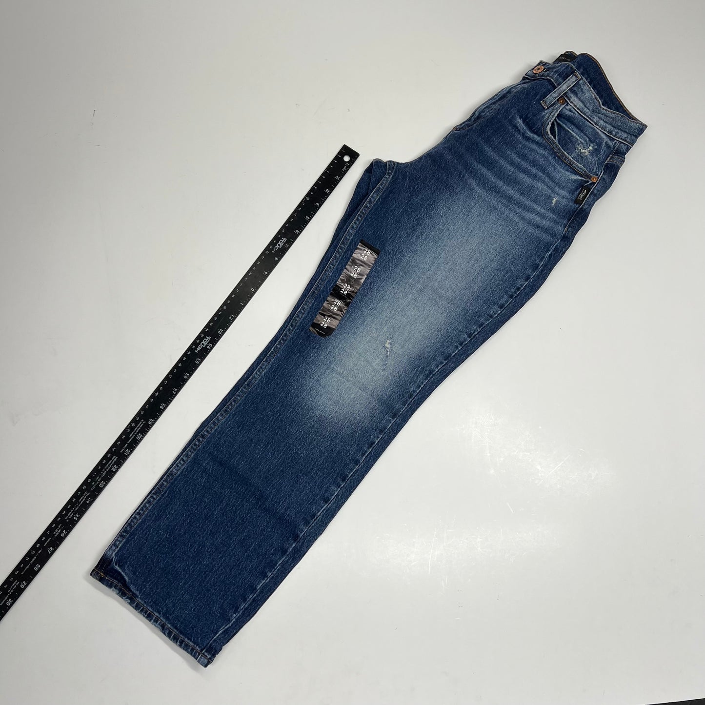 SILVER JEANS CO Frisco High Rise Straight Leg Jeans Women's Size 28/28 Indigo