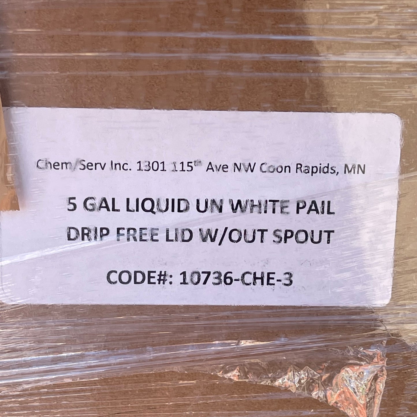 ZA@ M&M INDUSTRIES (3 PACK) Life Latch Liquid Container 5 Gal White, Made in USA