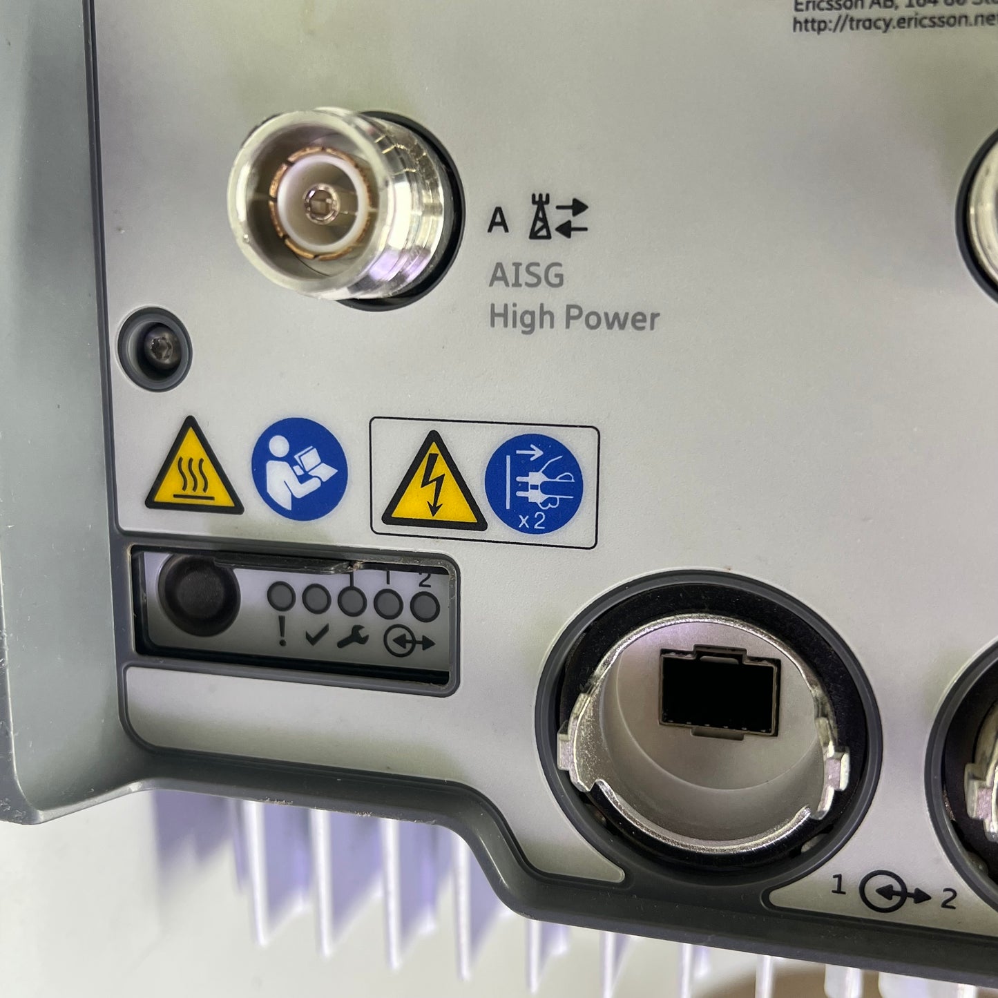 ERICSSON Fiber Optic Transceivers KRC 161 647/1 Radio 2218 B42B KRC161647/1 Gray