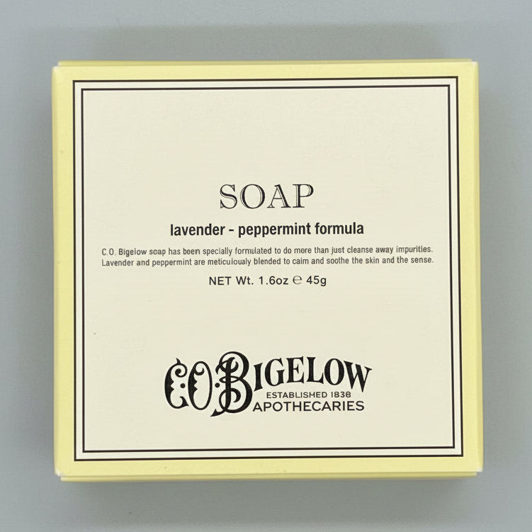C.O. BIGELOW APOTHECARIES (12 PACK) Lavender Peppermint Formula Bar Soap 1.6oz