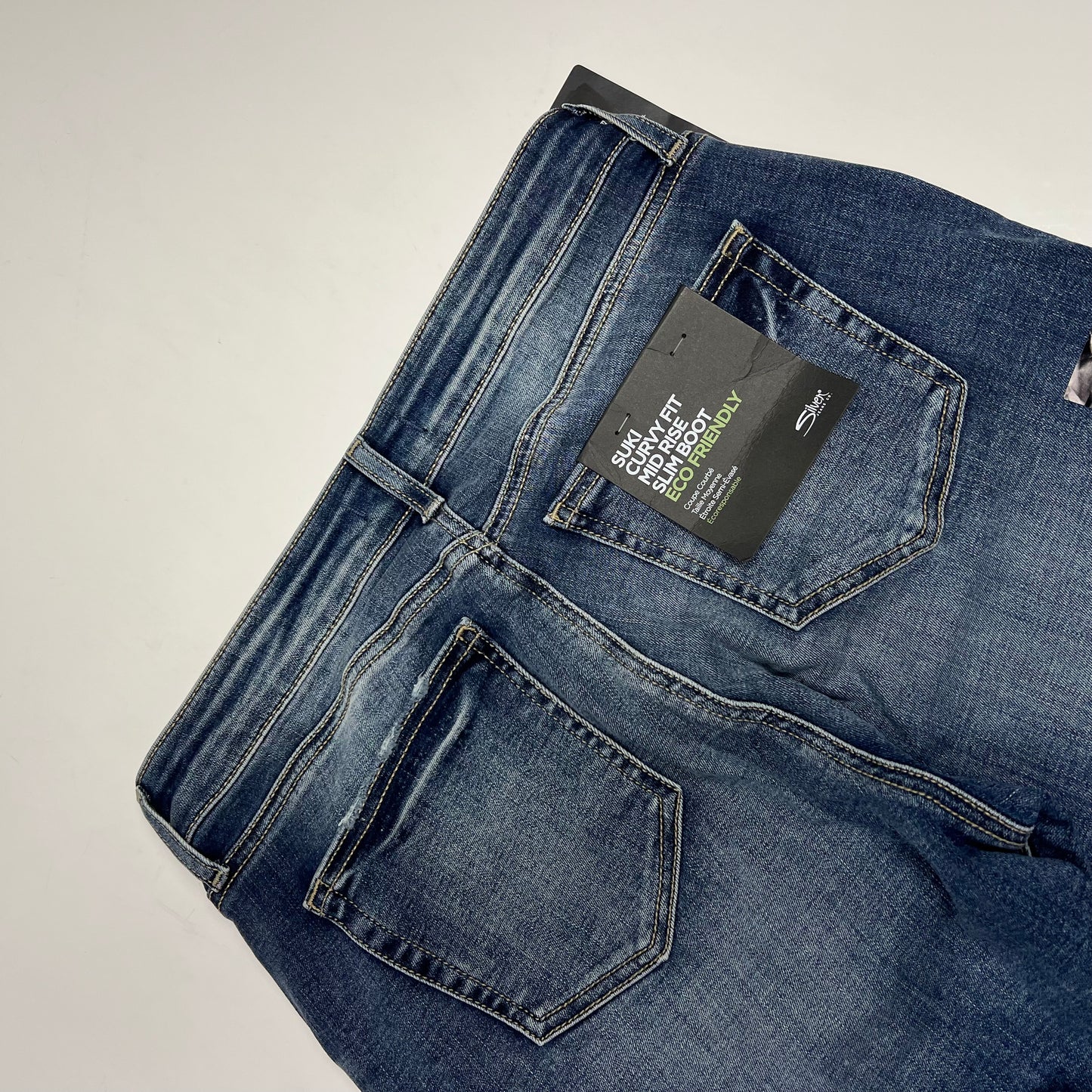 VESSEL Suki Curvy Fit Mid Rise Slim Boot Jeans Women's Sz 31/31 Indigo