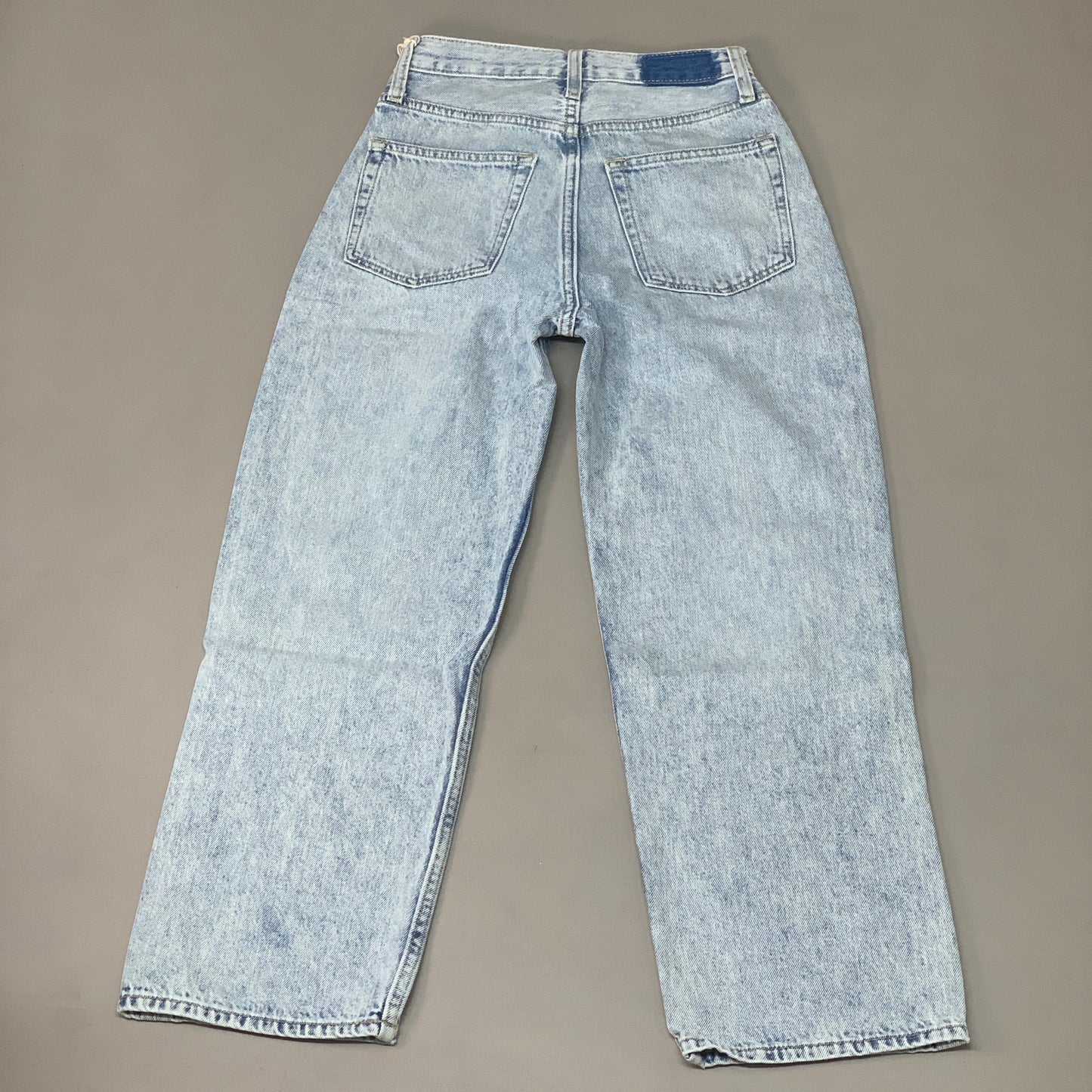 ETICA Tyler Vintage Straight Crop Jeans Pebble Beach Size 24 EW182114A