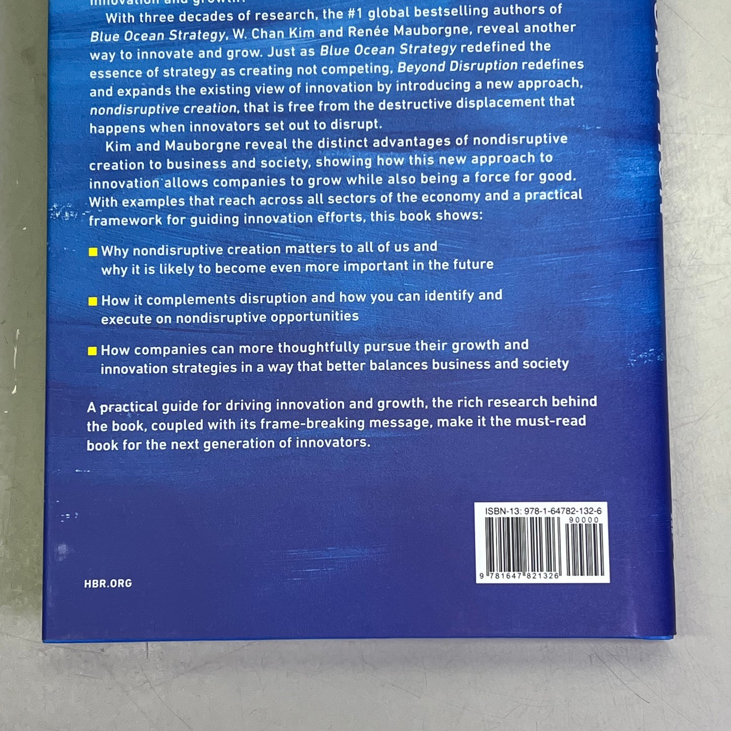 BEYOND DISRUPTION  Global Bestseller By W. Chan Kim & Renee Mauborgne Hardback