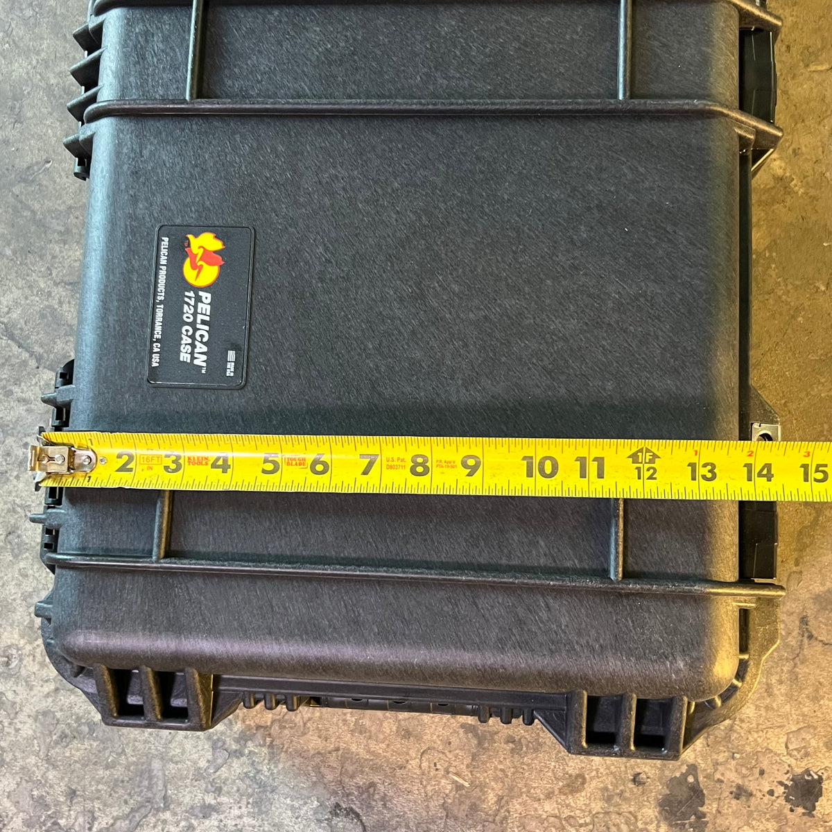 PELICAN 1720 Long Cases 44"L x 14"W Black 017200-0000-110