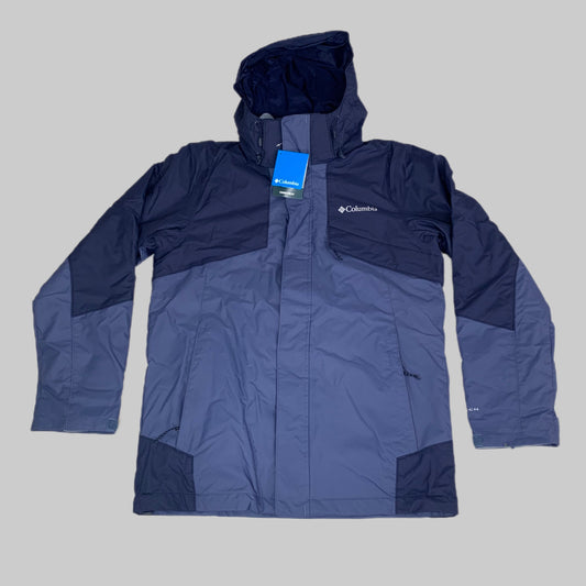 COLUMBIA Bugaboo II Fleece Interchange Jacket Men's Sz S Navy Blue 1800661477