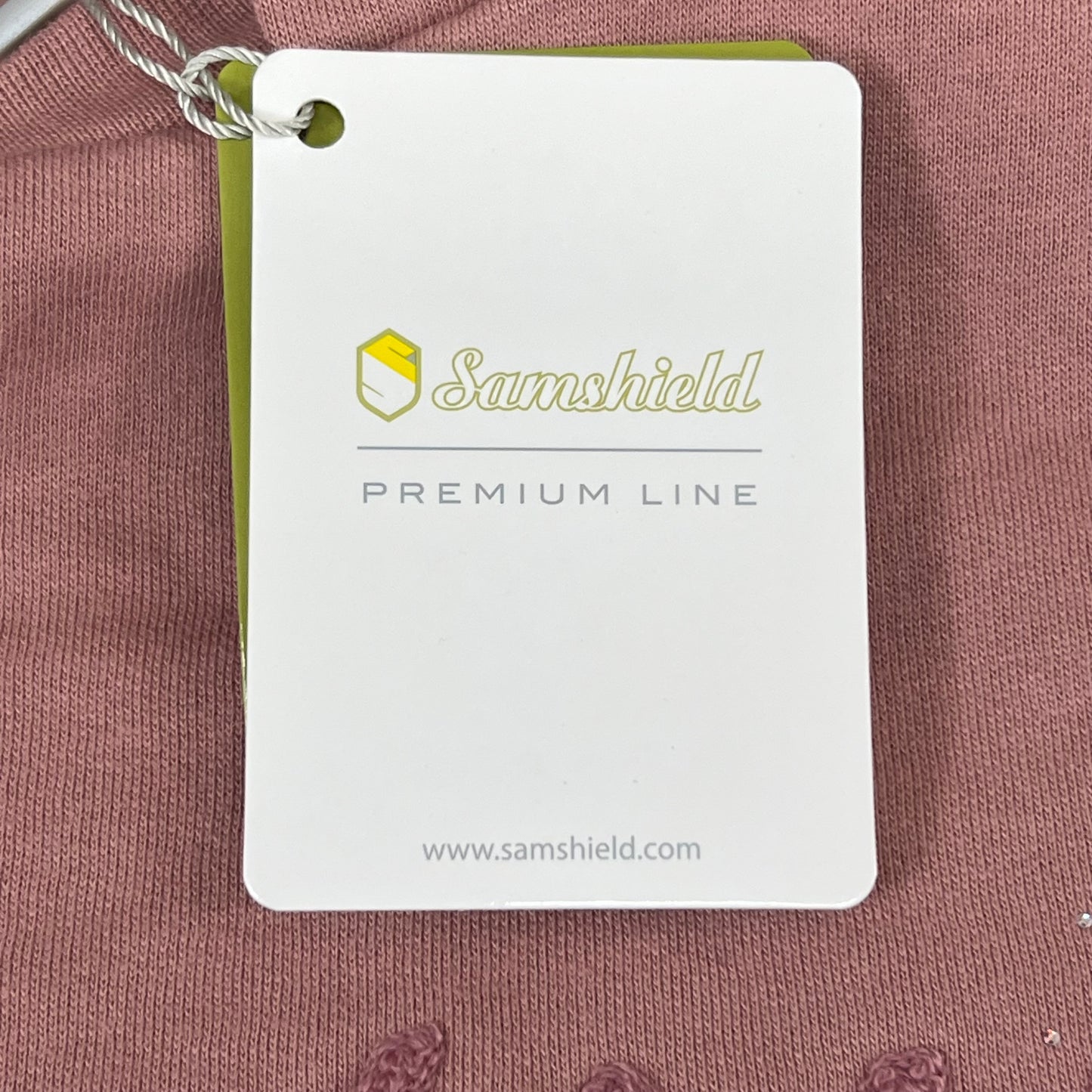 SAMSHIELD Camilla Equestrian Hooded Women's Sweatshirt Sz S Blush Pink