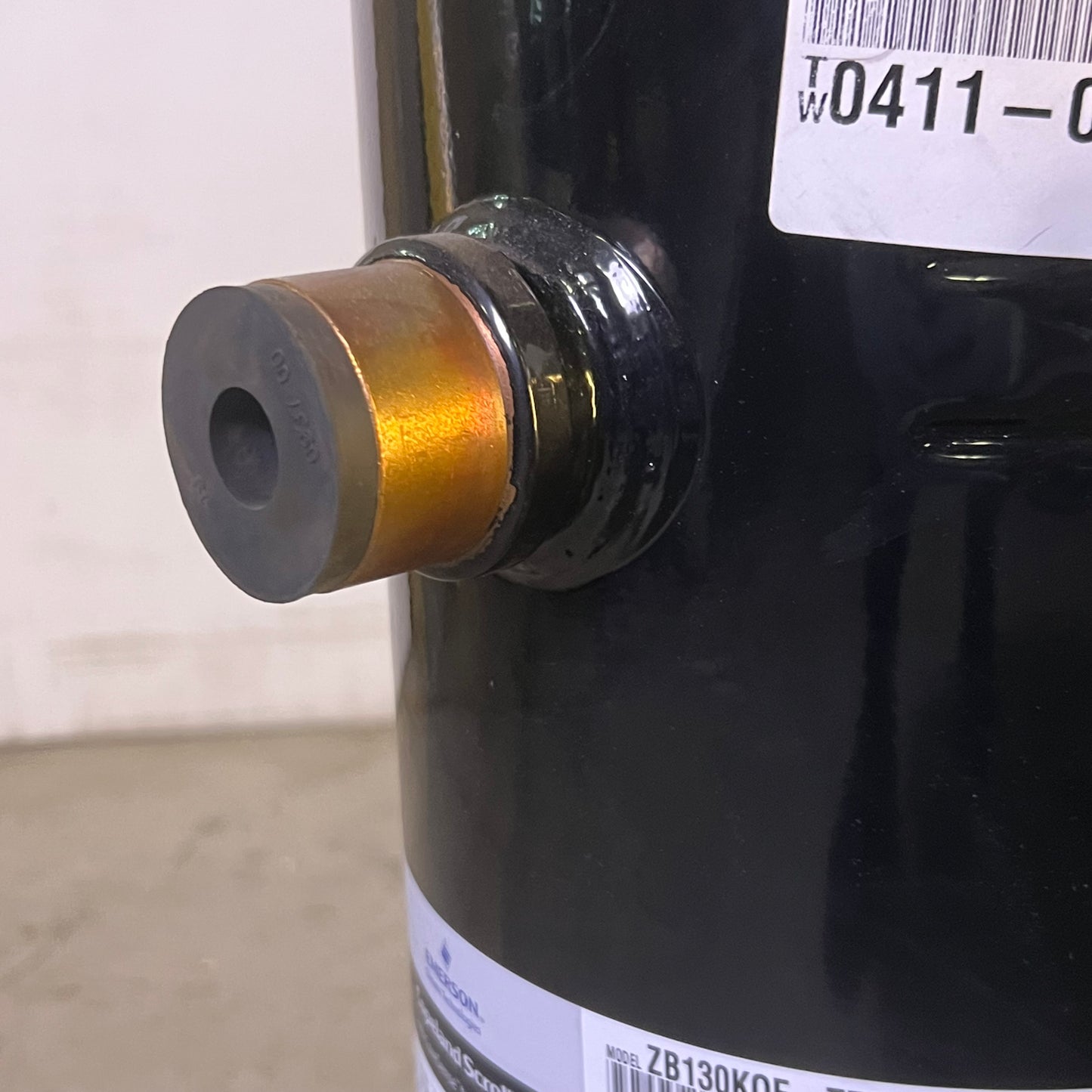 EMERSON Copeland Scroll Compressor 380/420v, Black ZB130KQE-TED-550