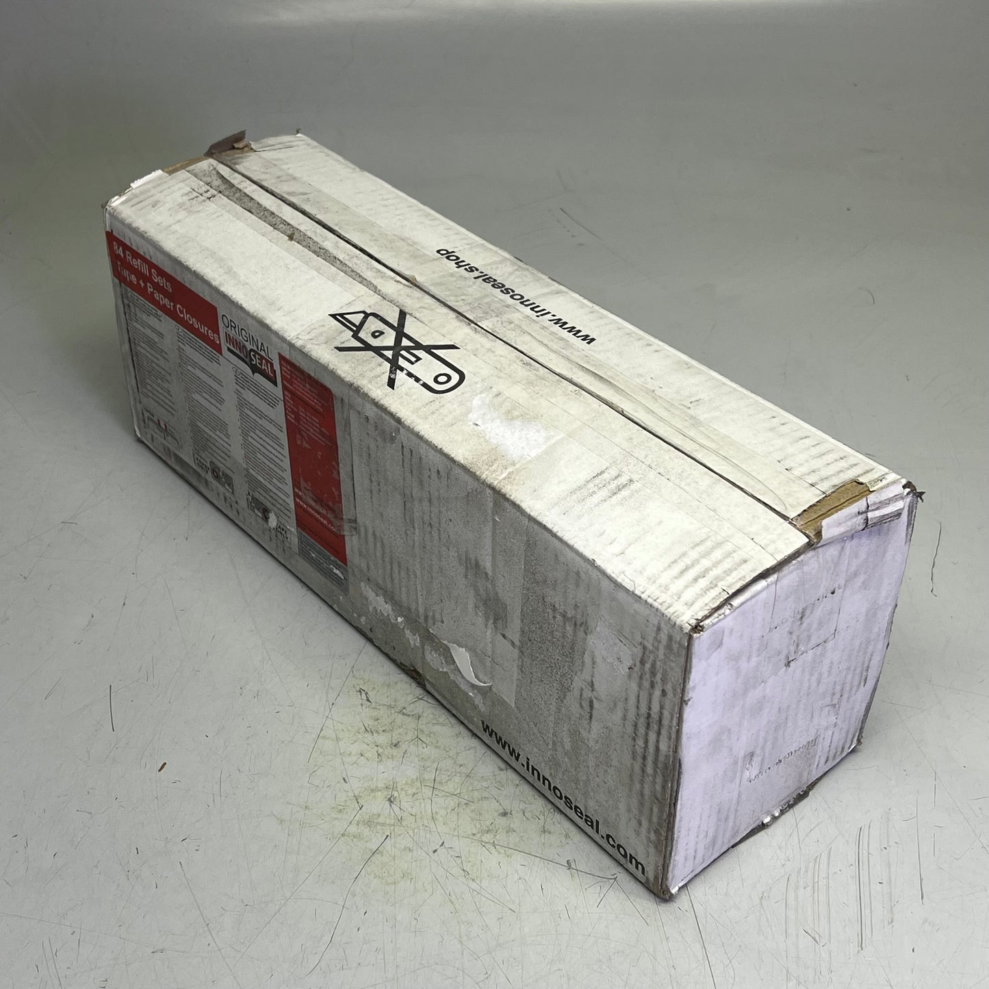 INNOSEAL (84 SETS) Original Refill Tape & Paper 1/2" Width Yellow/Clear 1033