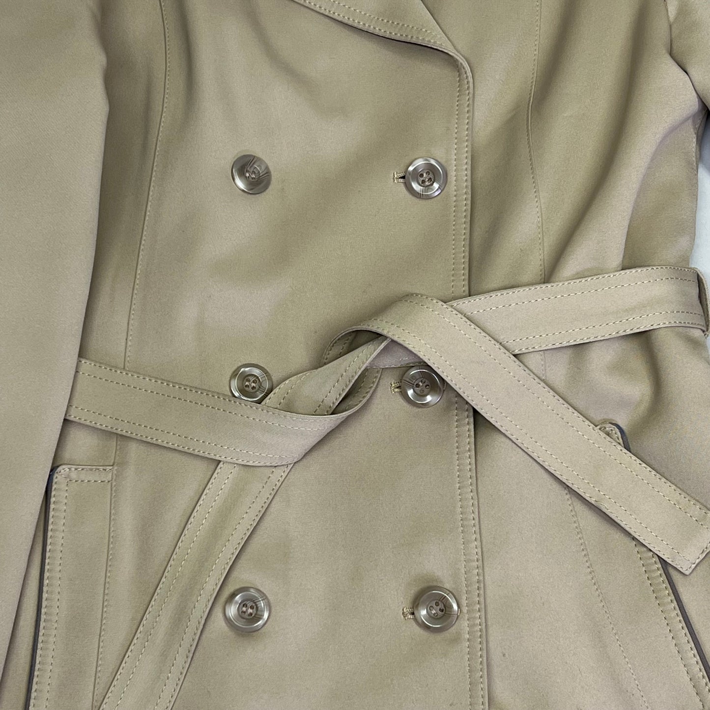 FORECASTER OF BOSTON Zip Out Liner Trench Coat Women's Sz 9/10 Khaki (Used)