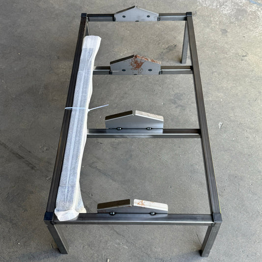 VULCAN INDUSTRIES Promotion Bin Table Sz 40” x 40” Silver QG8